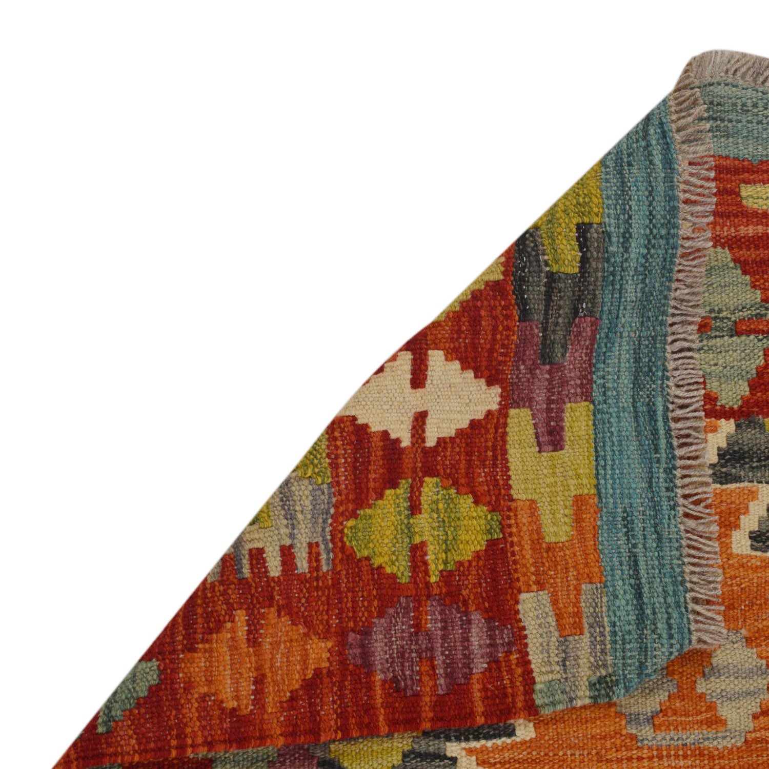 Handmade Vegetable Kilim 2' 7" x 4' 2" (ft) - No. P36251