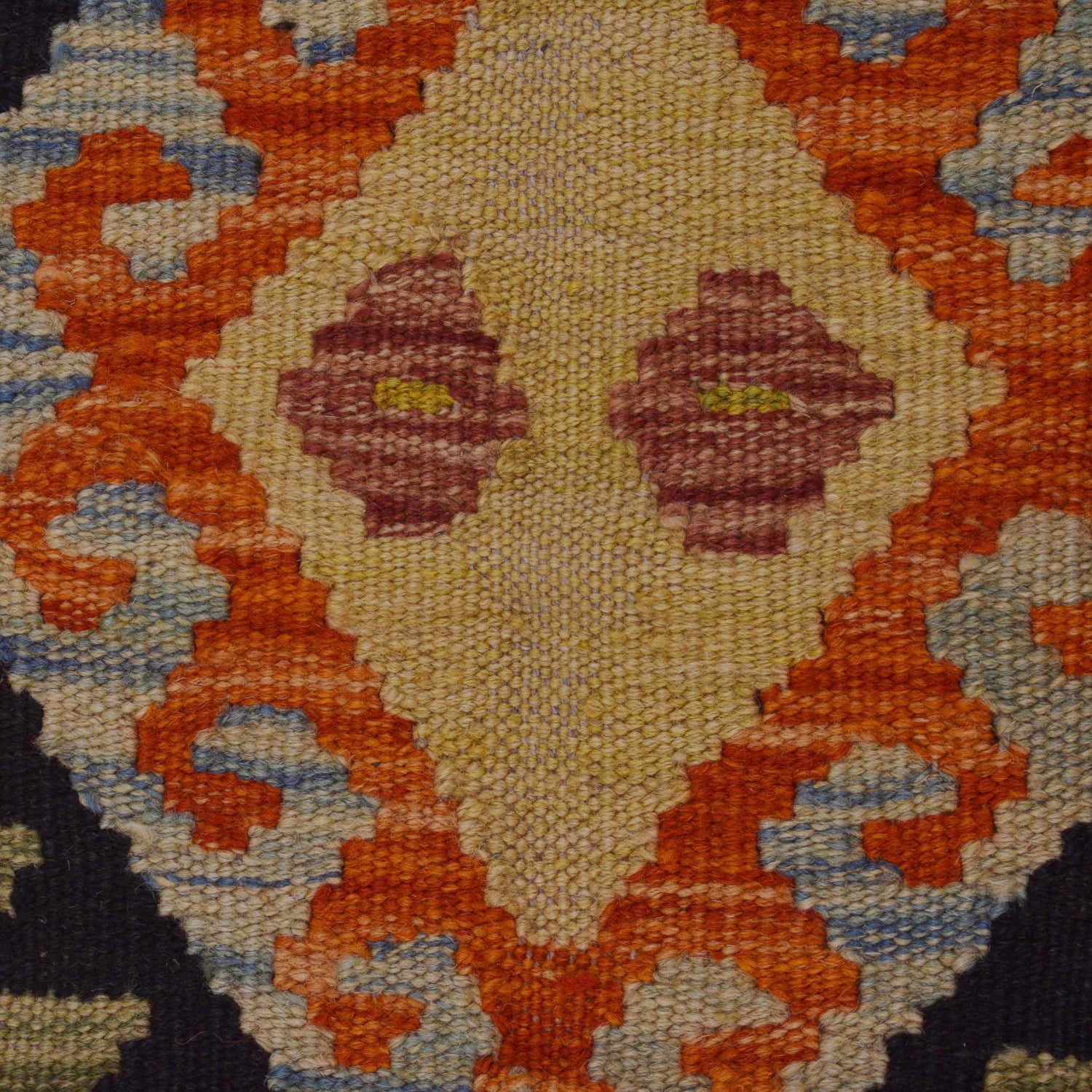 Handmade Vegetable Kelim 2' 9" x 4' 3" (ft) - No. P36252