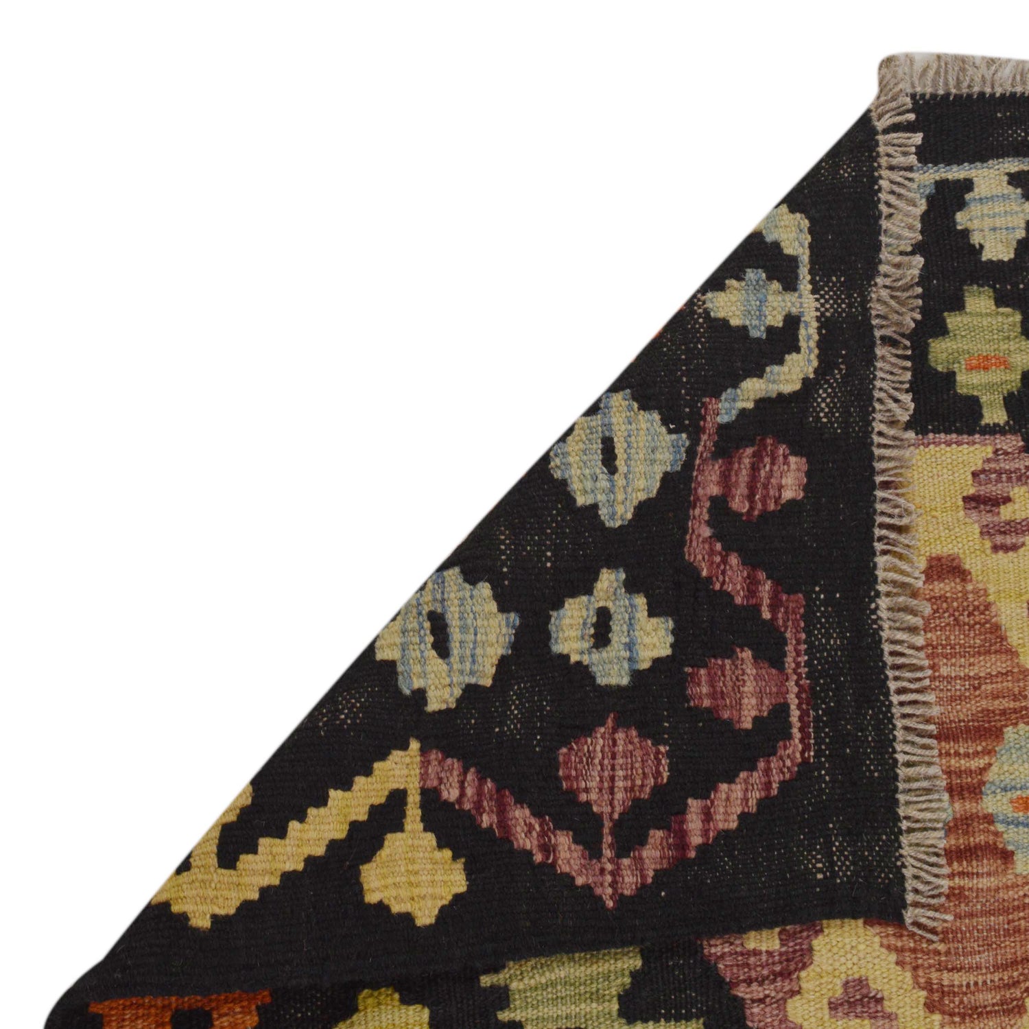 Handmade Vegetable Kelim 2' 9" x 4' 3" (ft) - No. P36252