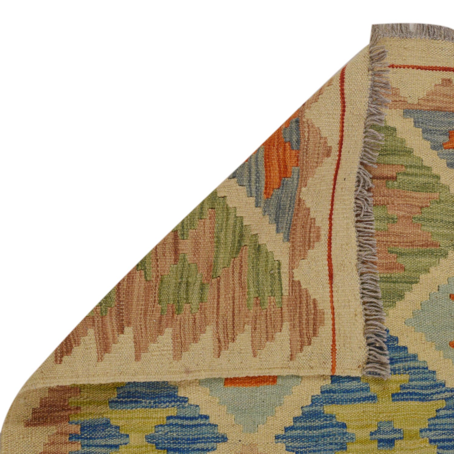 Handmade Vegetable Kilim 2' 7" x 3' 8" (ft) - No. P36253