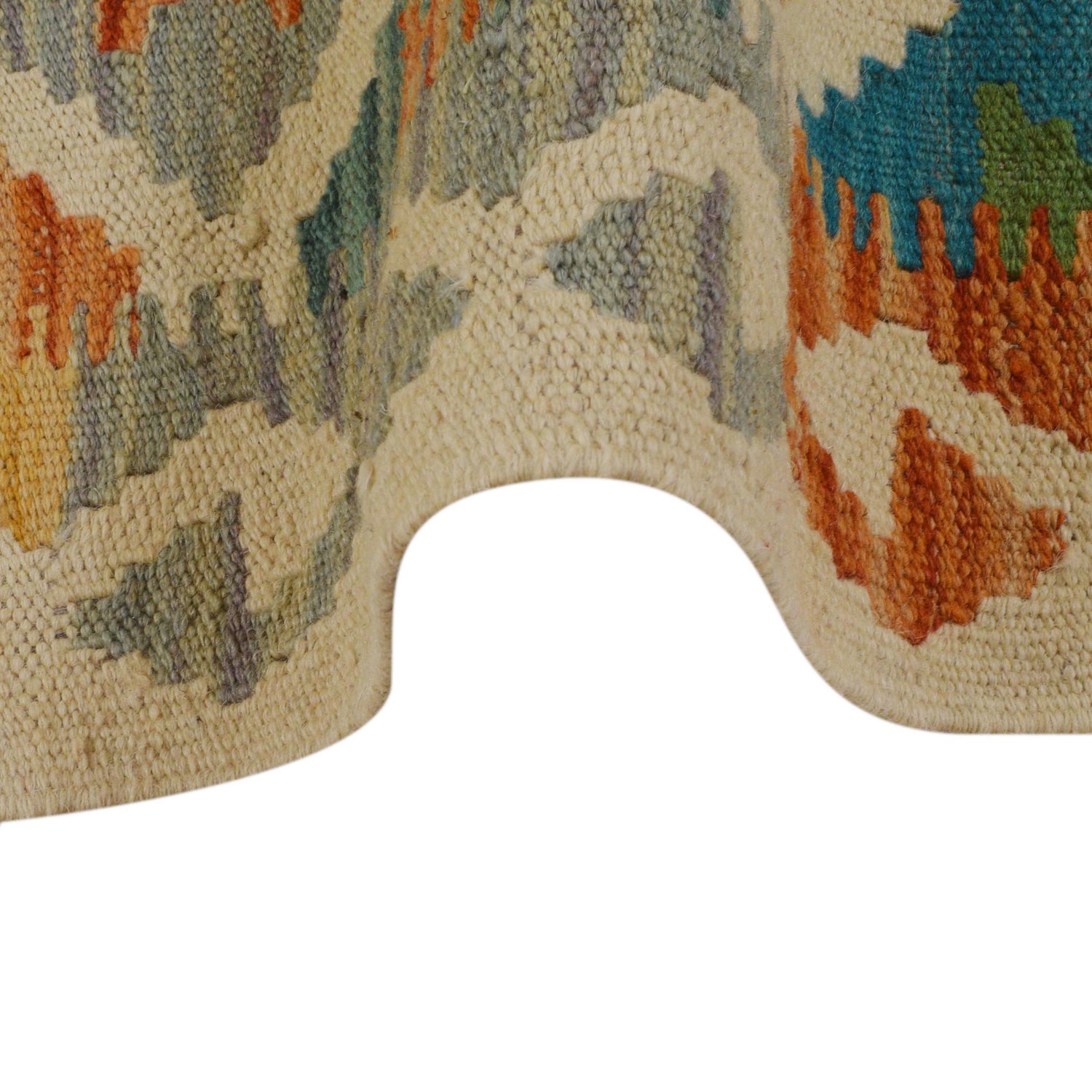 Handmade Vegetable Kelim 2' 6" x 3' 11" (ft) - No. P36254