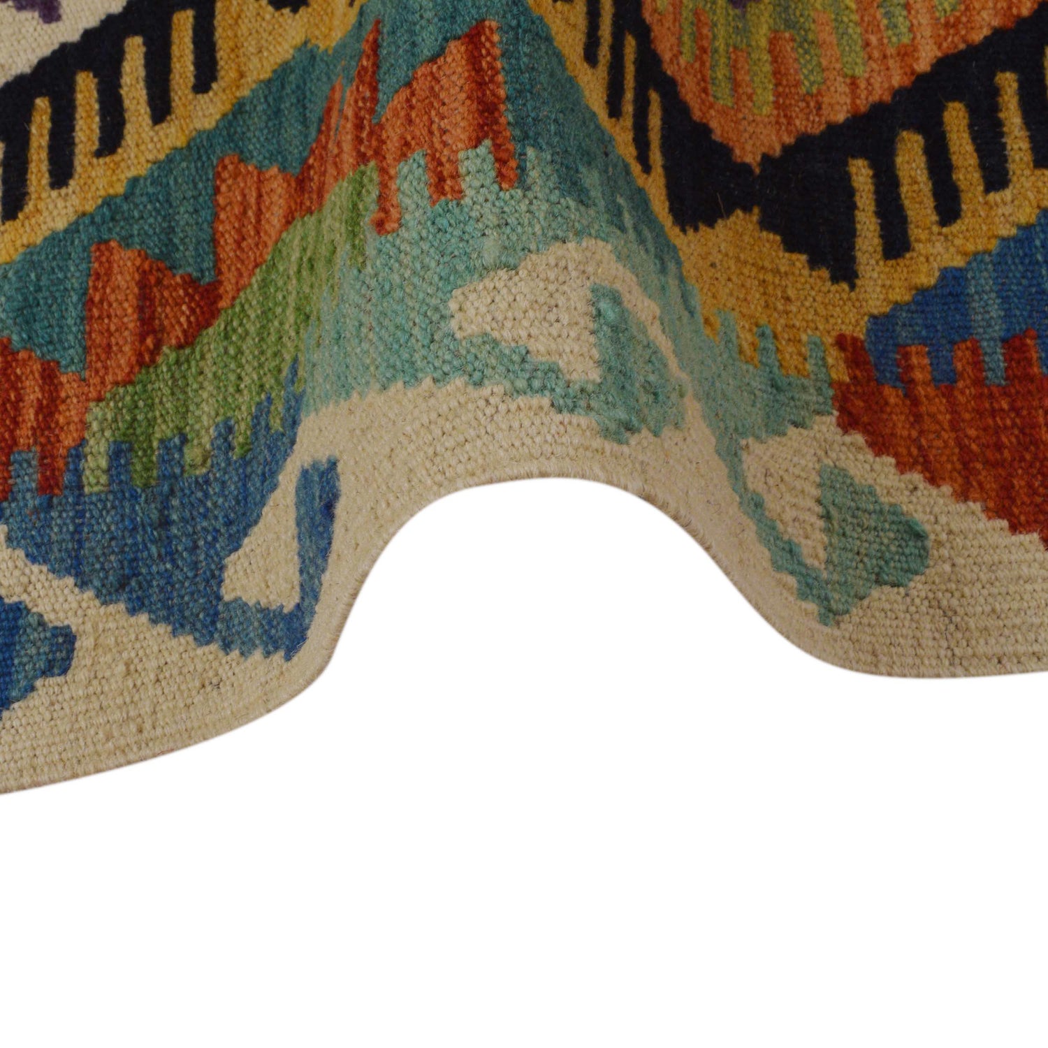 Handmade Vegetable Kelim 2' 10" x 4' 3" (ft) - No. P36256