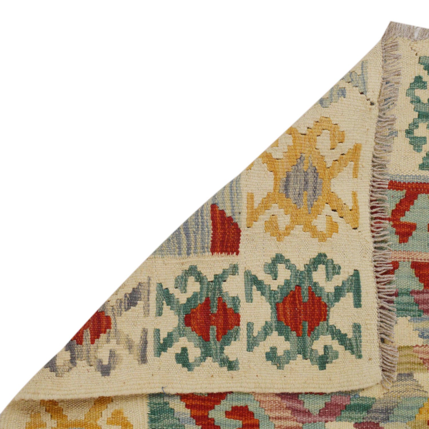 Vegetable Kilim Runner 3' 2" x 9' 4" (ft) - No. P36258