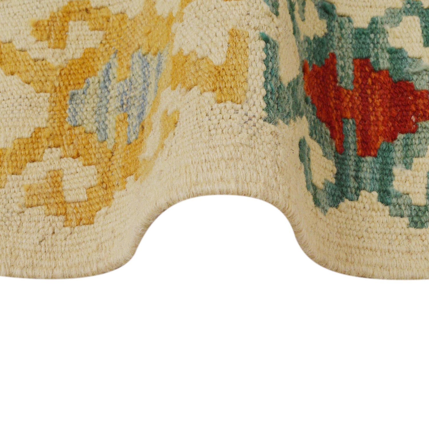 Vegetable Kilim Runner 3' 2" x 9' 4" (ft) - No. P36258