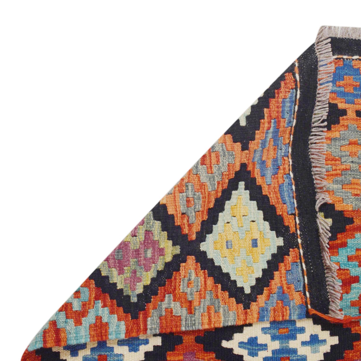 Vegetable Kelim Runner 2' 9" x 10' 1" (ft) - No. P36259