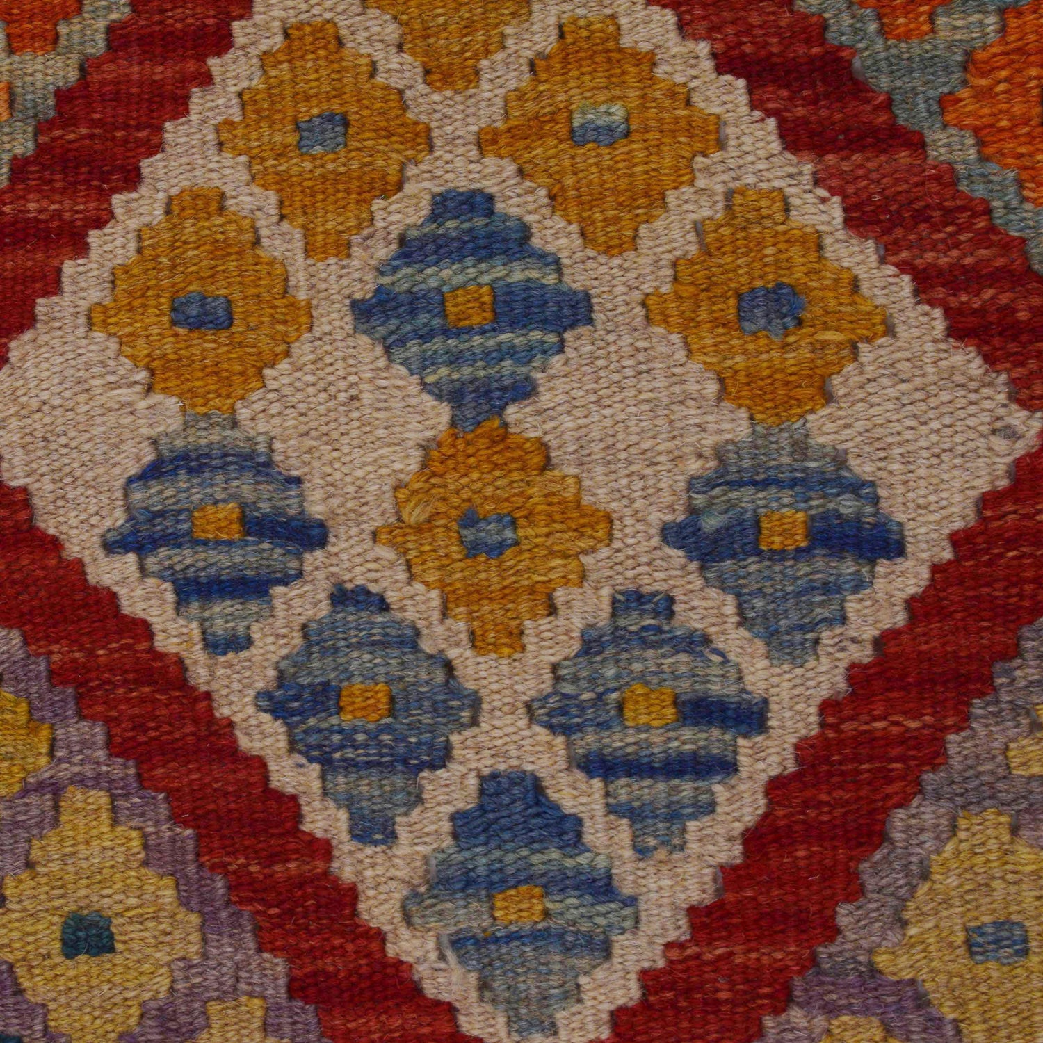 Handmade Vegetable Kelim 5' 10" x 8' 6" (ft) - No. P36260