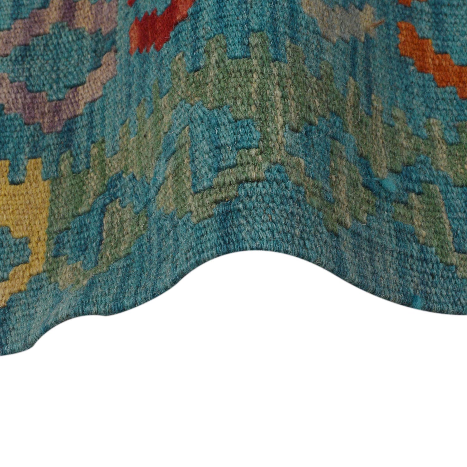 Handmade Vegetable Kelim 5' 10" x 8' 6" (ft) - No. P36260