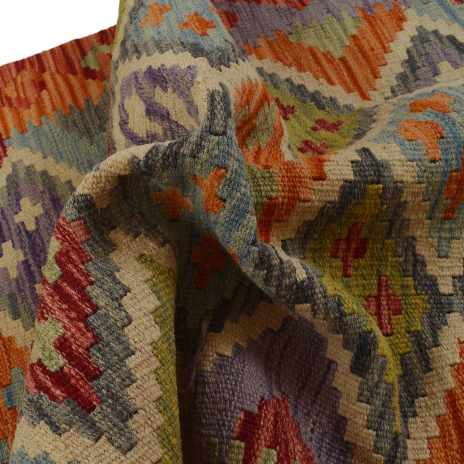 Handmade Vegetable Kilim 2' 6" x 3' 11" (ft) - No. P36263