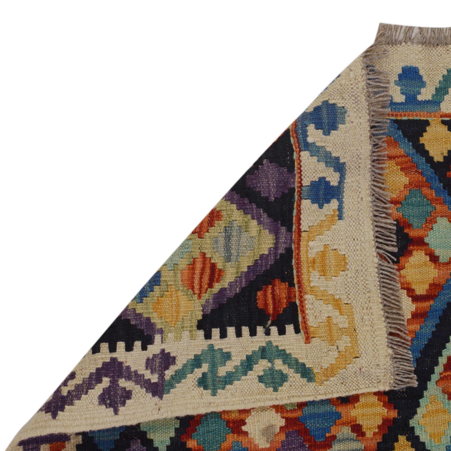 Handmade Vegetable Kelim 2' 9" x 4' 0" (ft) - No. P36264