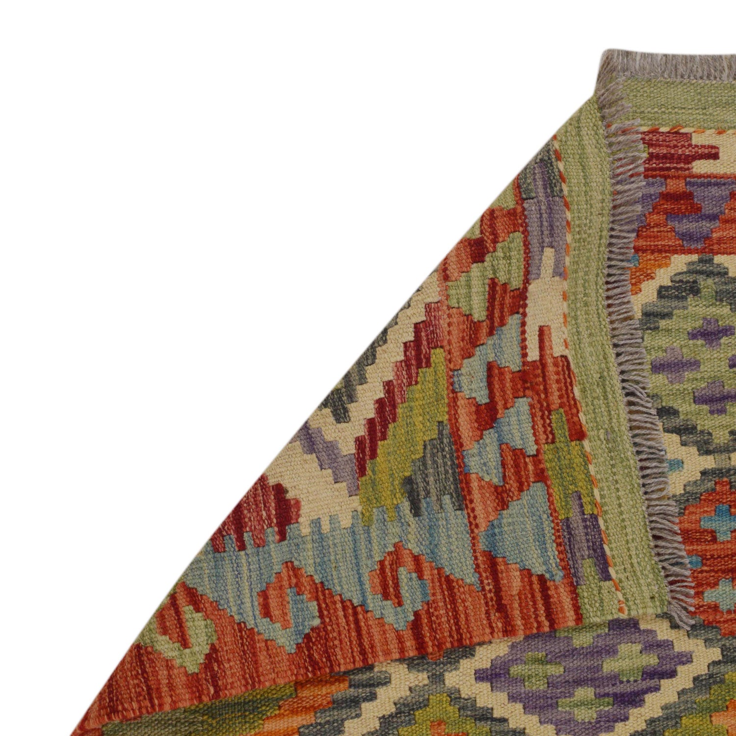 Handmade Vegetable Kilim 2' 7" x 3' 11" (ft) - No. P36265