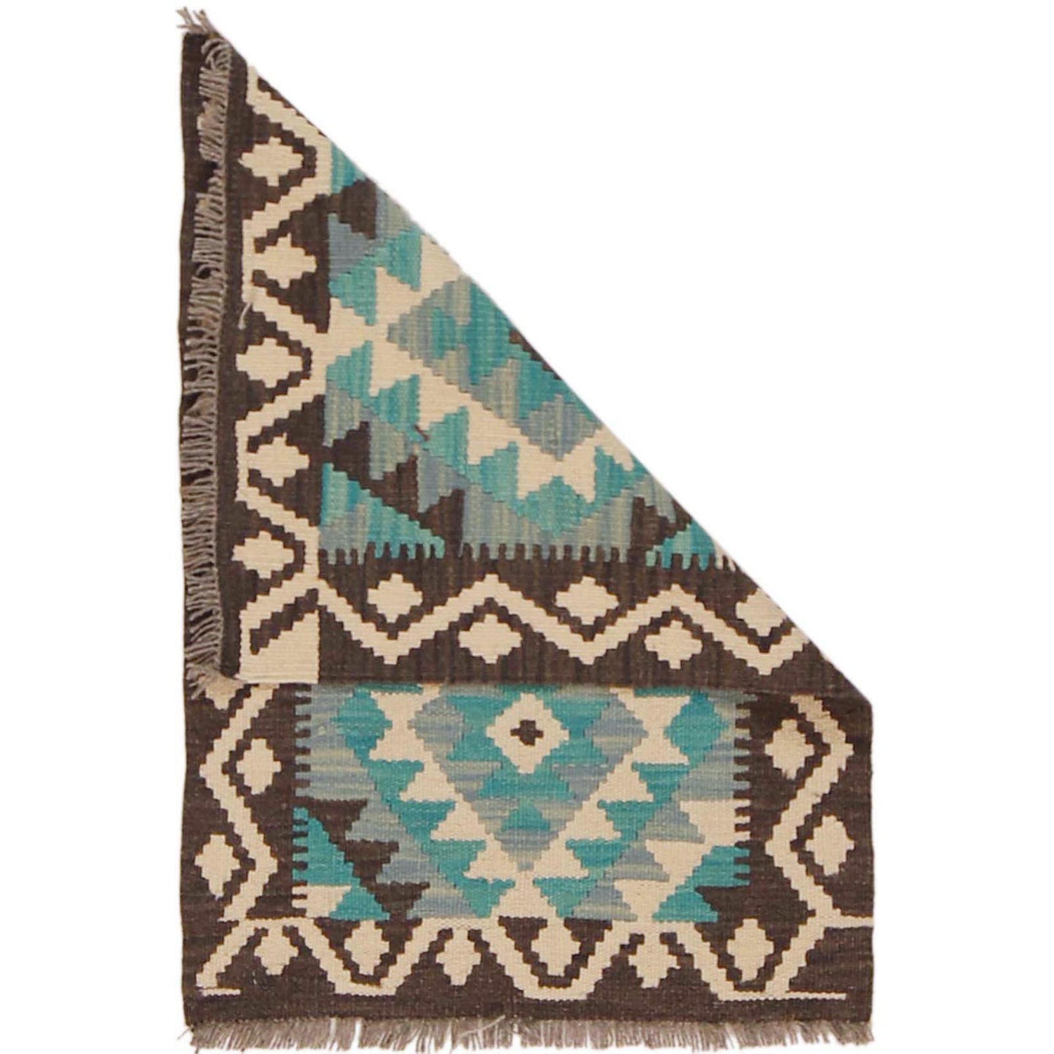 Handmade Vegetable Kilim 2' 0" x 2' 9" (ft) - No. P36300