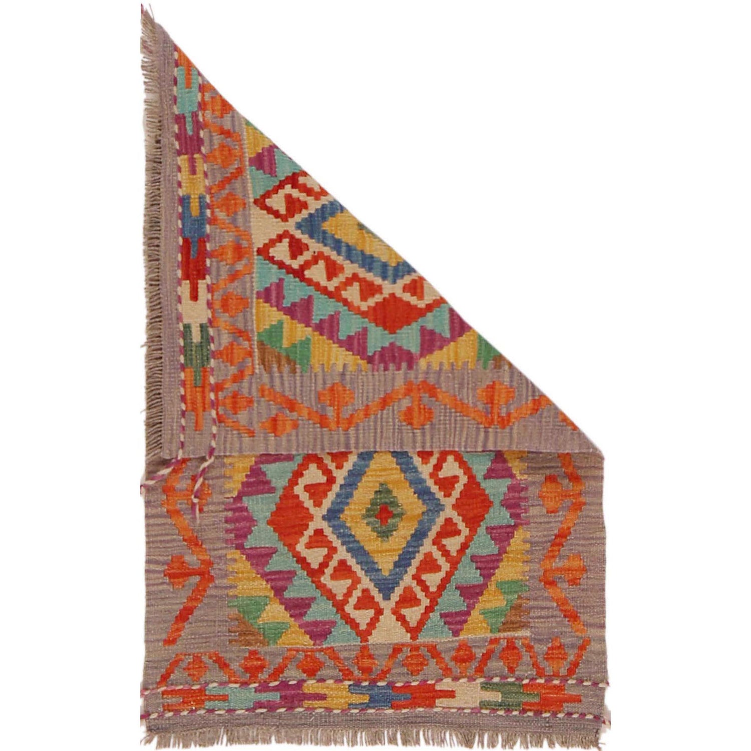 Handmade Vegetable Kilim 2' 2" x 3' 5" (ft) - No. P36306