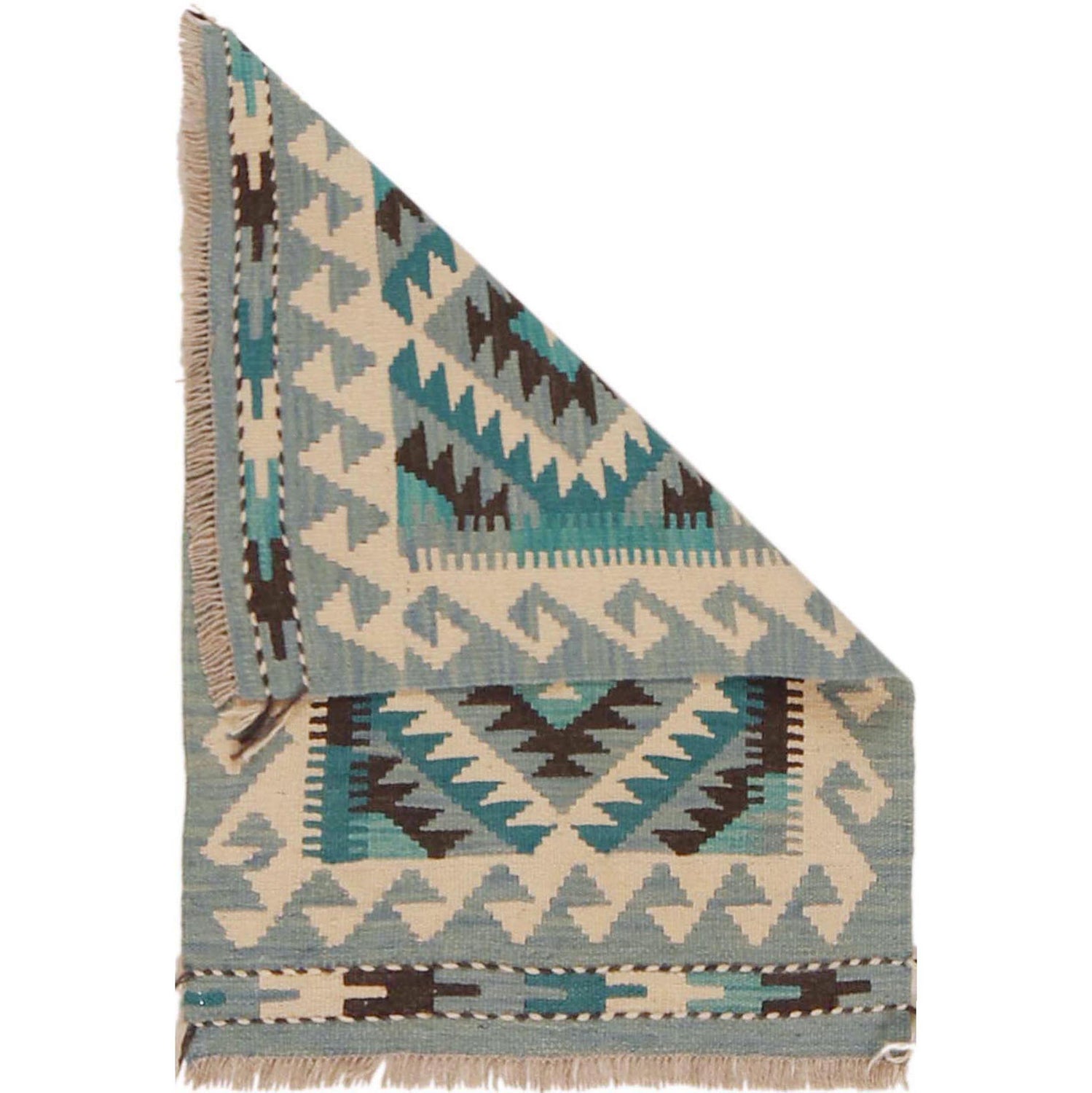 Handmade Vegetable Kilim 2' 0" x 2' 10" (ft) - No. P36318