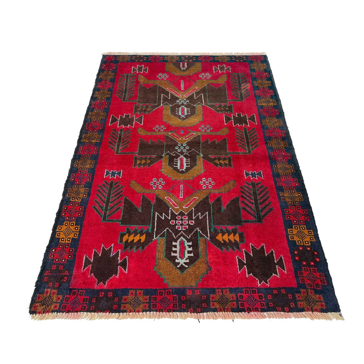 Traditional Baloch Rug 2' 11" x 4' 9" (ft) - No. P36328