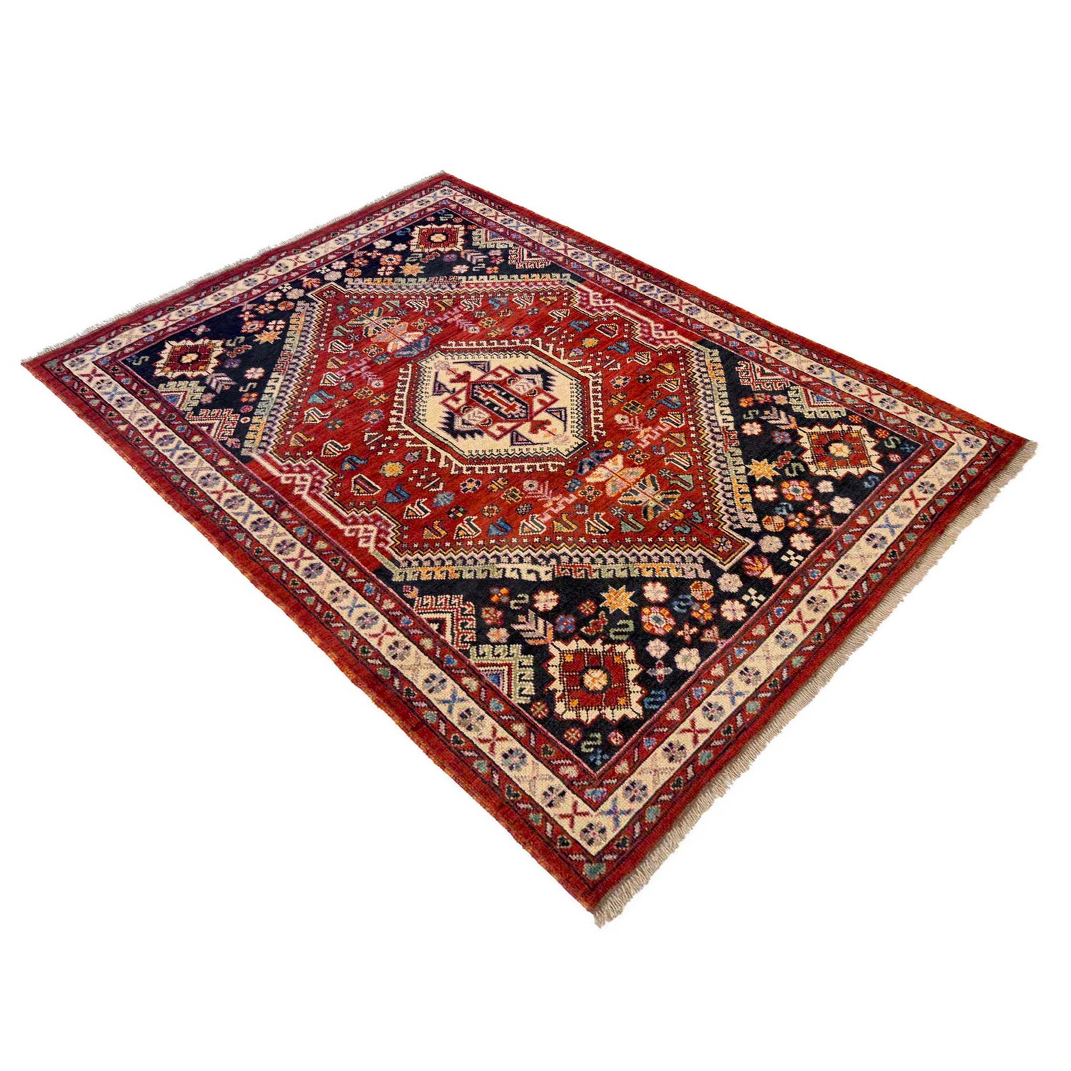 Handmade Sherazi Rug 5' 5" x 7' 5" (ft) - No. P36359