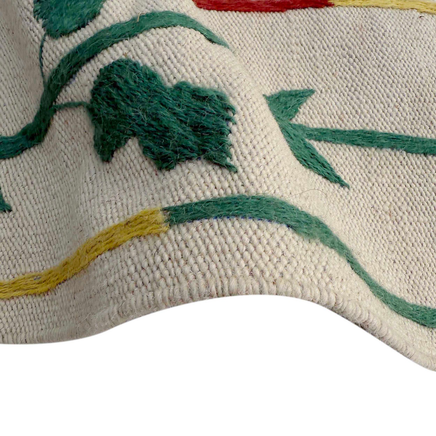 Handmade Embroidery Kilim 5' 7" x 7' 10" (ft) - No. P36864