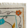 Hand Knotted Embroidery Kilim 3' 4" x 6' 7" (ft) - No. P36870