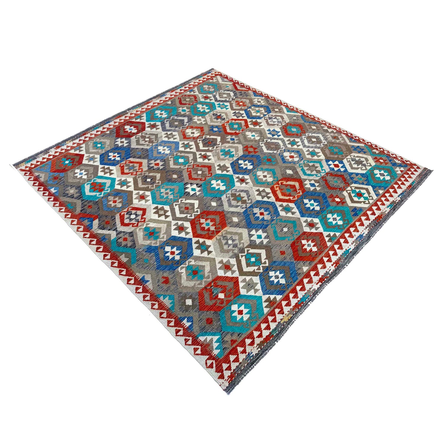 Handmade Vegetable Kilim 8' 3" x 10' 0" (ft) - No. P36878