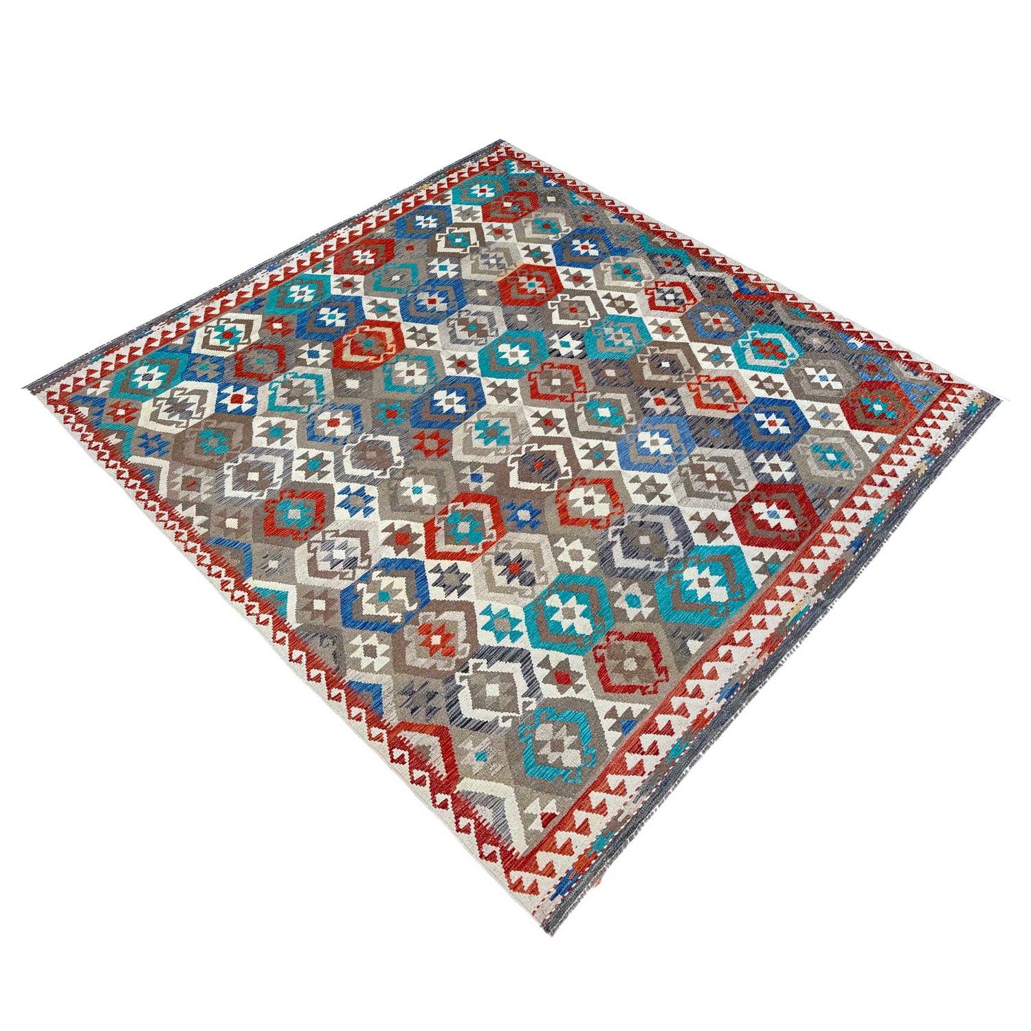 Handmade Vegetable Kilim 8' 3" x 10' 0" (ft) - No. P36878