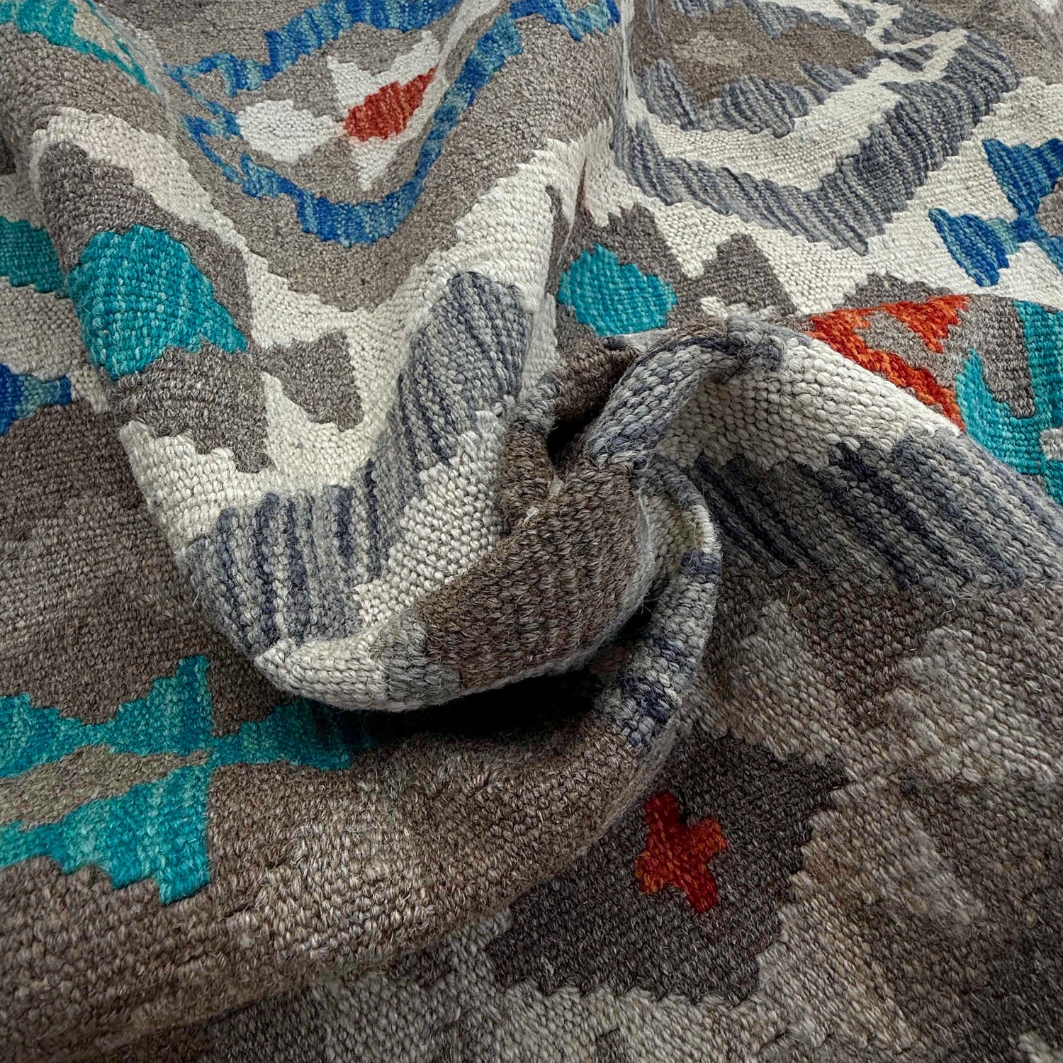 Handmade Vegetable Kilim 8' 3" x 10' 0" (ft) - No. P36878