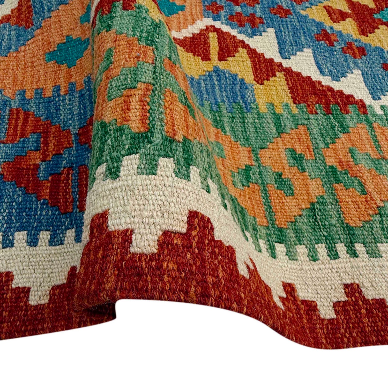 Handmade Vegetable Kilim 8' 5" x 10' 1" (ft) - No. P36881