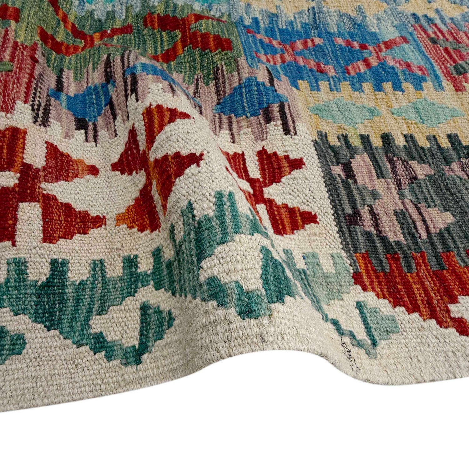 Handmade Vegetable Kilim 8' 10" x 11' 6" (ft) - No. P36891