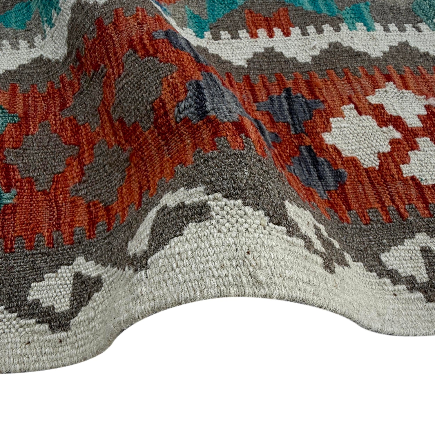 Handmade Vegetable Kelim 8' 4" x 9' 9" (ft) - No. P36893