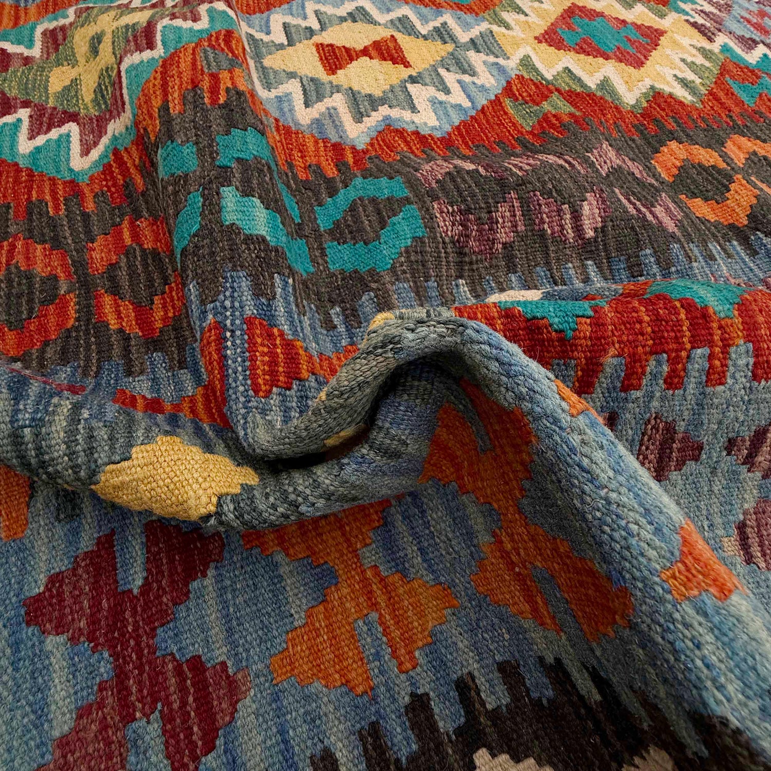 Handmade Vegetable Kilim 10' 2" x 16' 6" (ft) - No. P36896