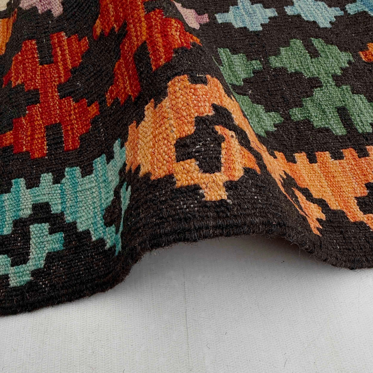 Handmade Vegetable Kilim 8' 3" x 9' 8" (ft) - No. P36900