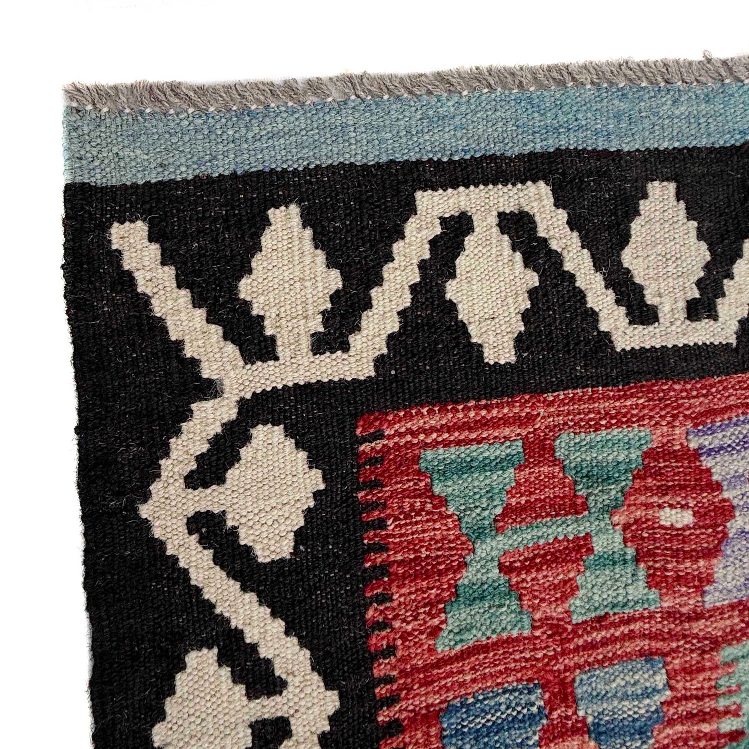 Handmade Vegetable Kilim 8' 4" x 9' 9" (ft) - No. P36906