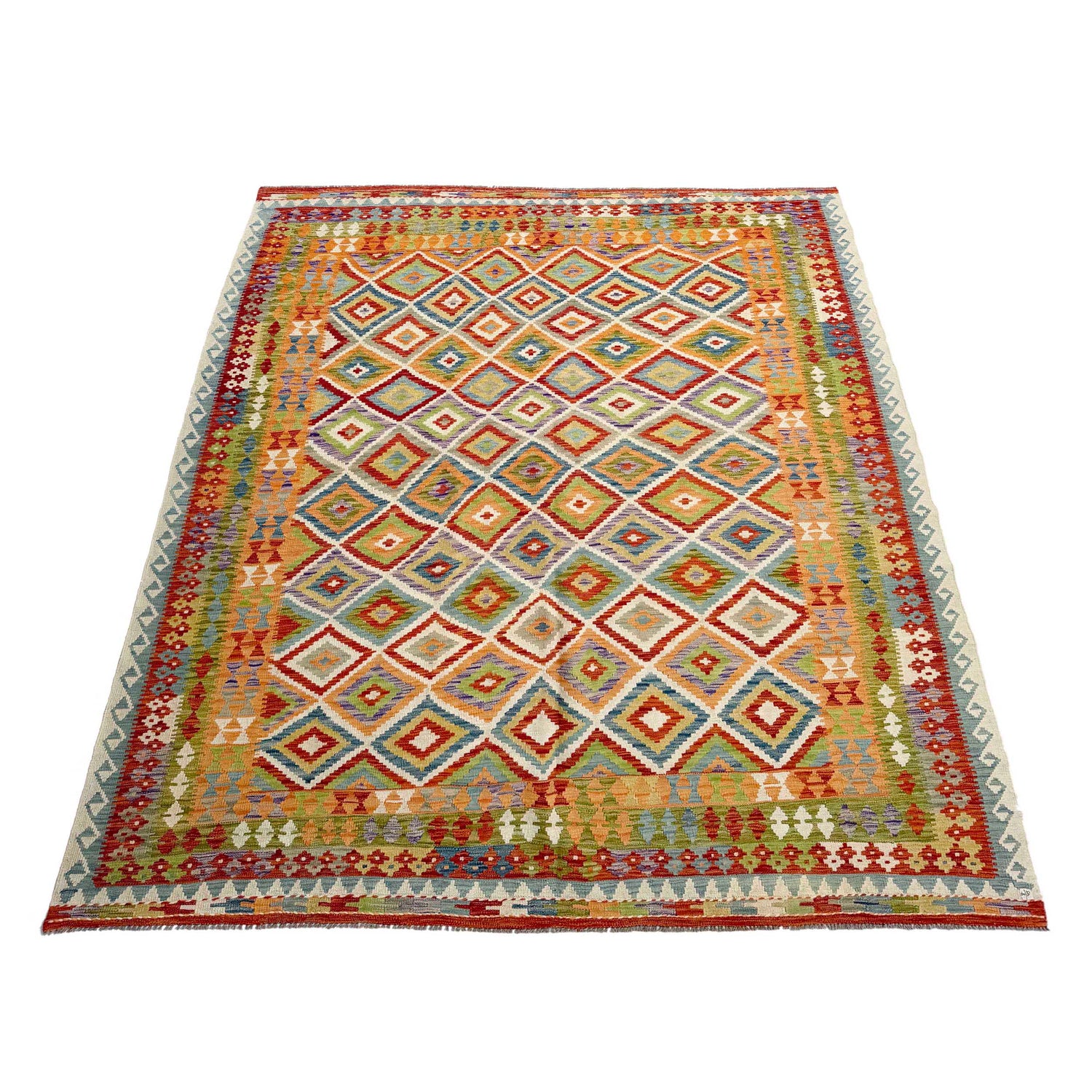 Handmade Vegetable Kelim 8' 6" x 11' 4" (ft) - No. P36907