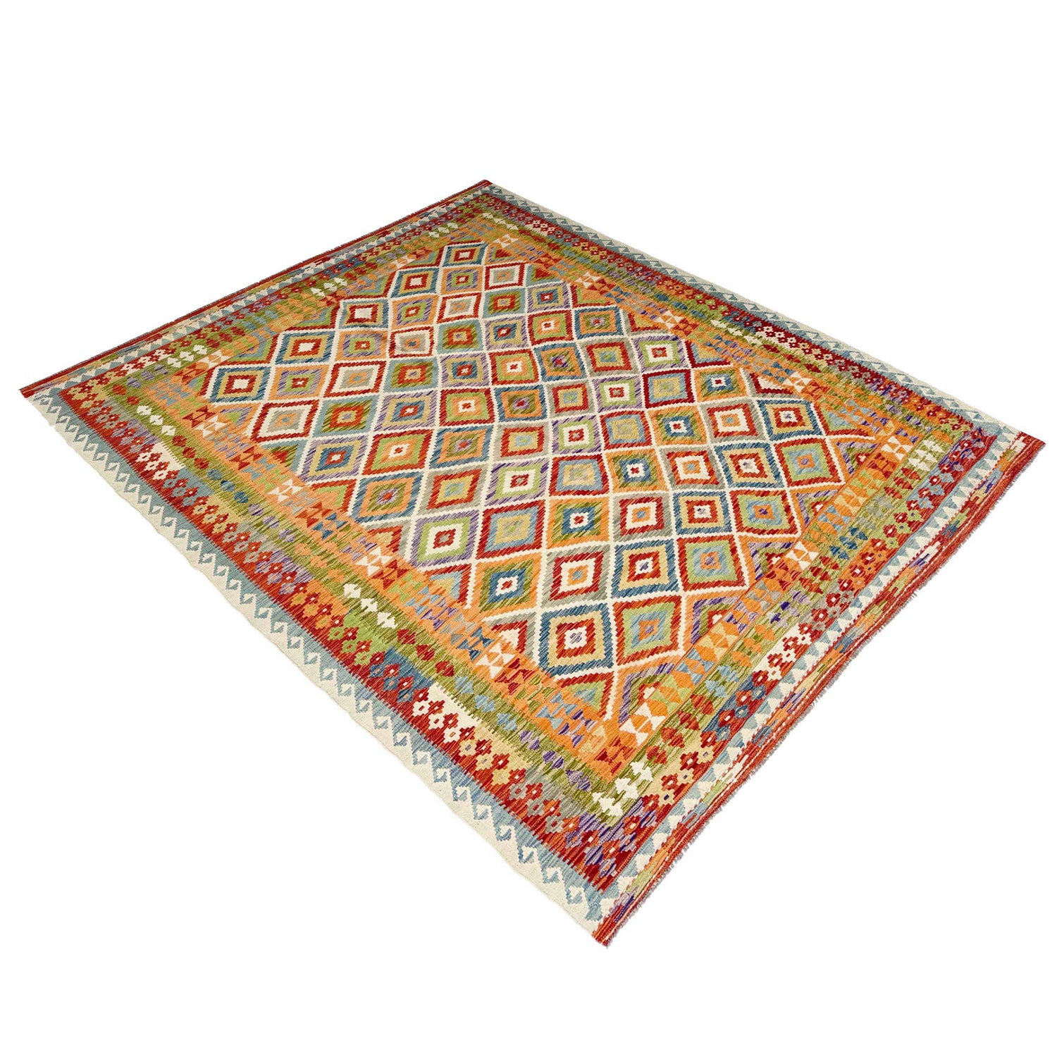 Handmade Vegetable Kelim 8' 6" x 11' 4" (ft) - No. P36907