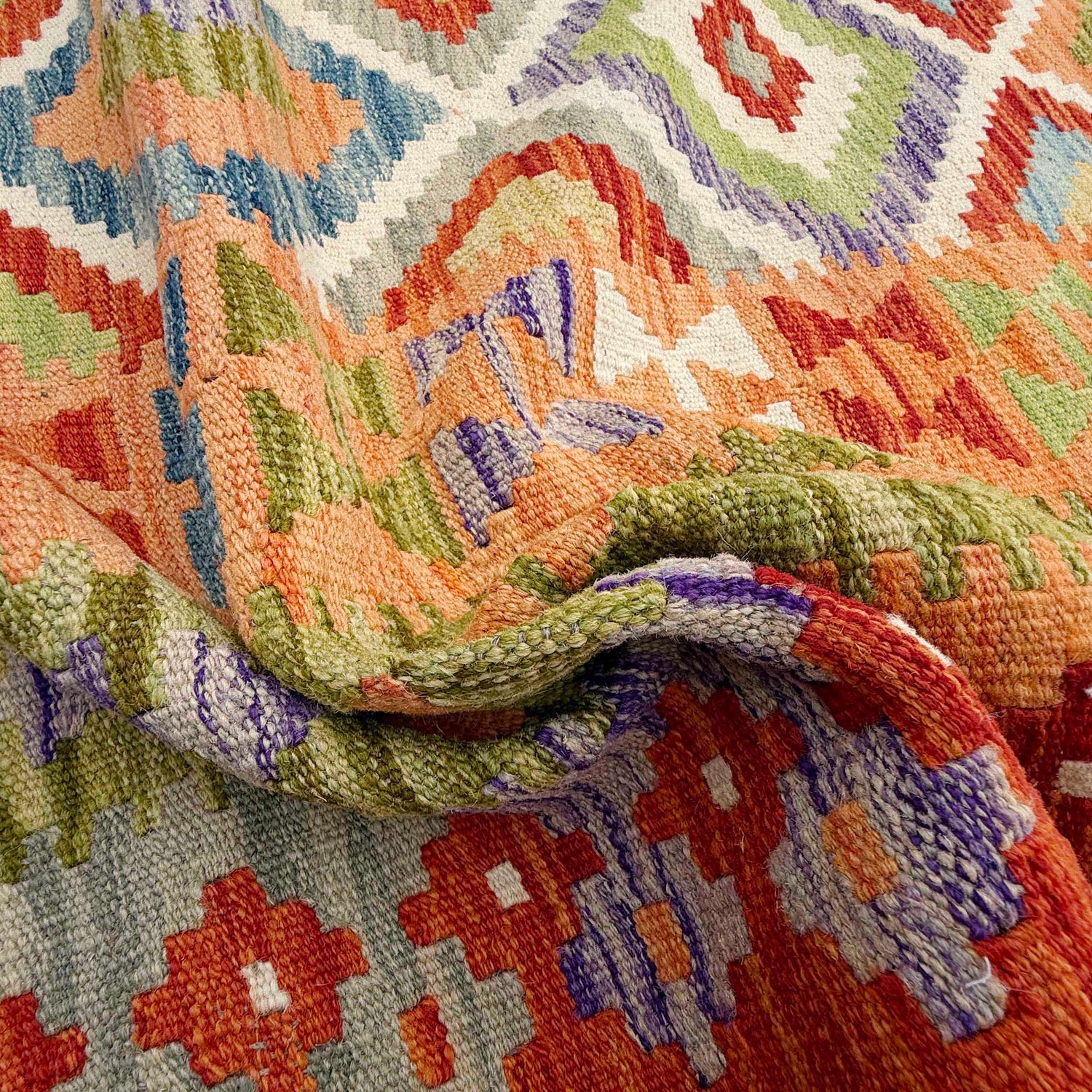 Handmade Vegetable Kelim 8' 6" x 11' 4" (ft) - No. P36907