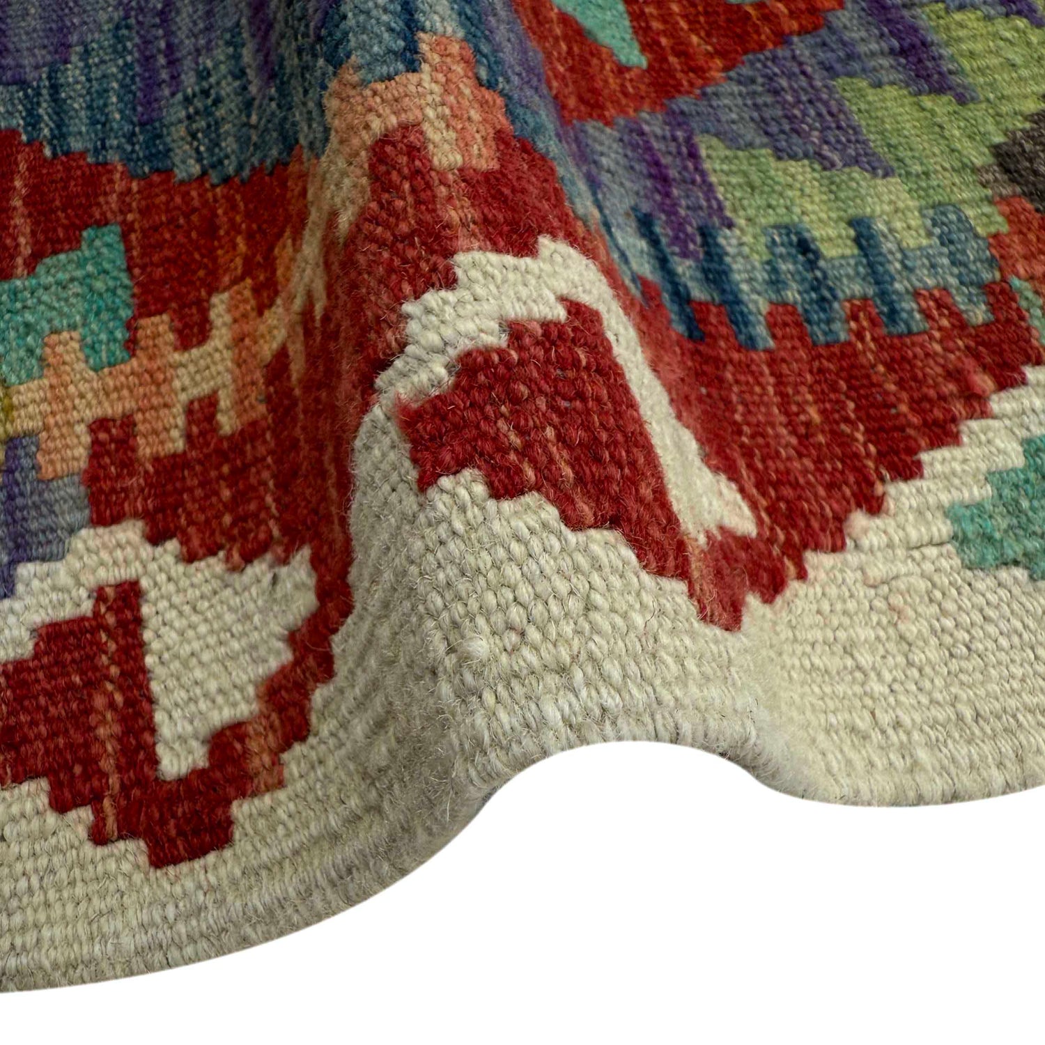 Vegetable Kilim Runner 2' 8" x 8' 5" (ft) - No. P36944