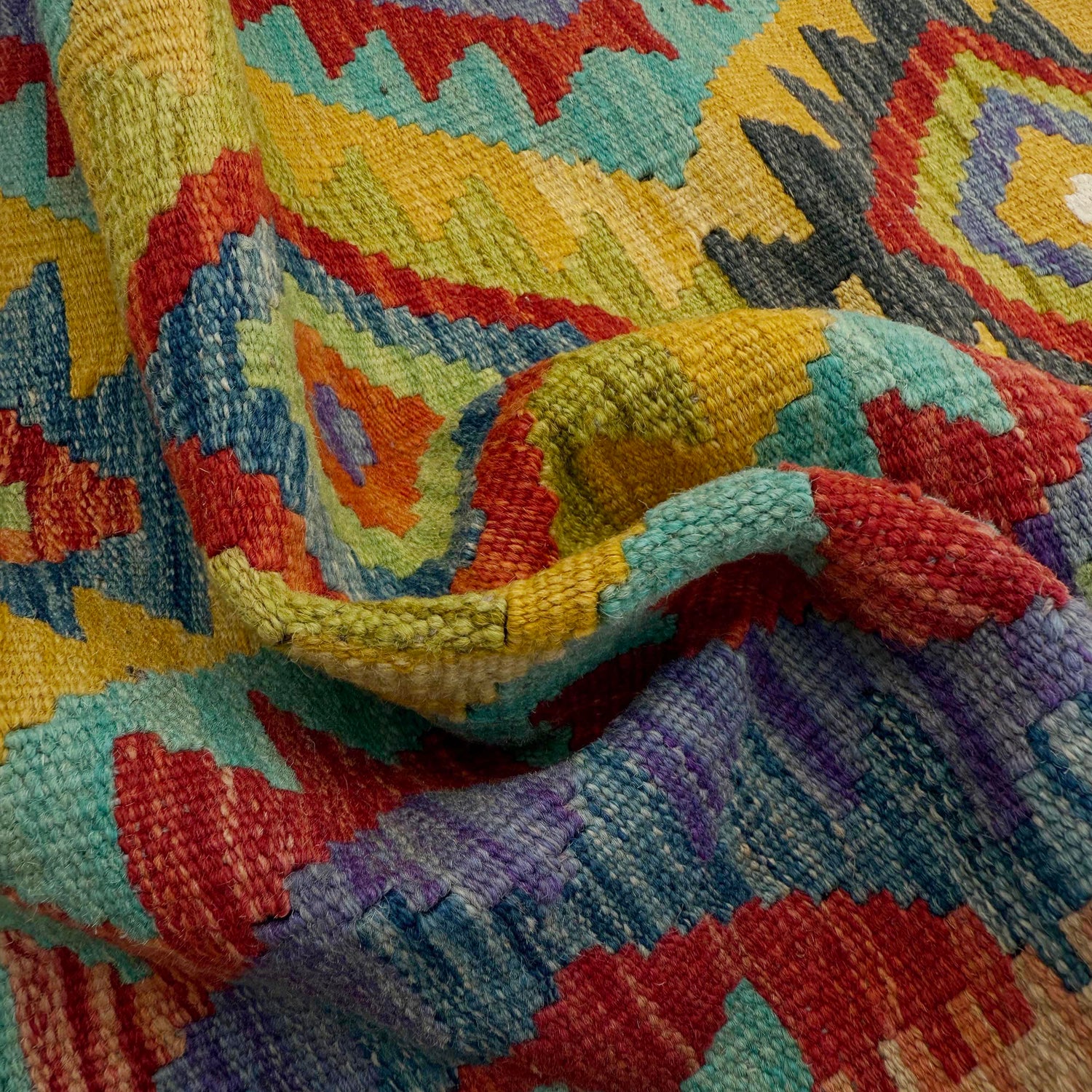 Vegetable Kilim Runner 2' 8" x 8' 5" (ft) - No. P36944