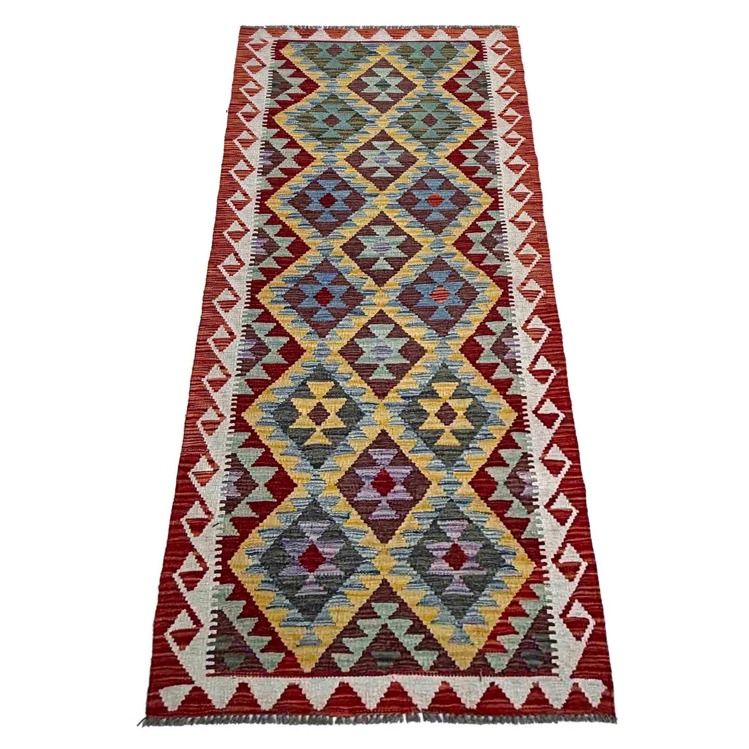 Vegetable Kilim Runner 2' 9" x 7' 9" (ft) - No. P36945