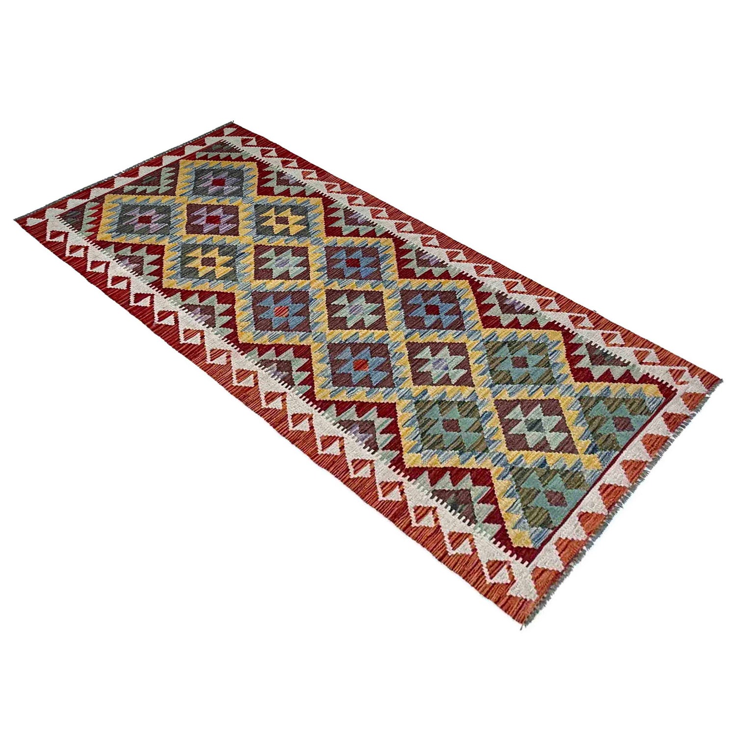 Vegetable Kilim Runner 2' 9" x 7' 9" (ft) - No. P36945