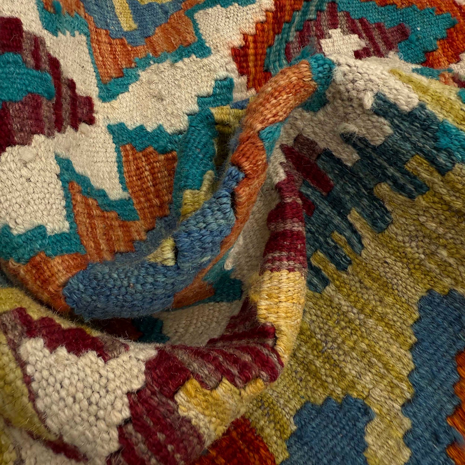 Vegetable Kilim Runner 2' 8" x 7' 10" (ft) - No. P36946
