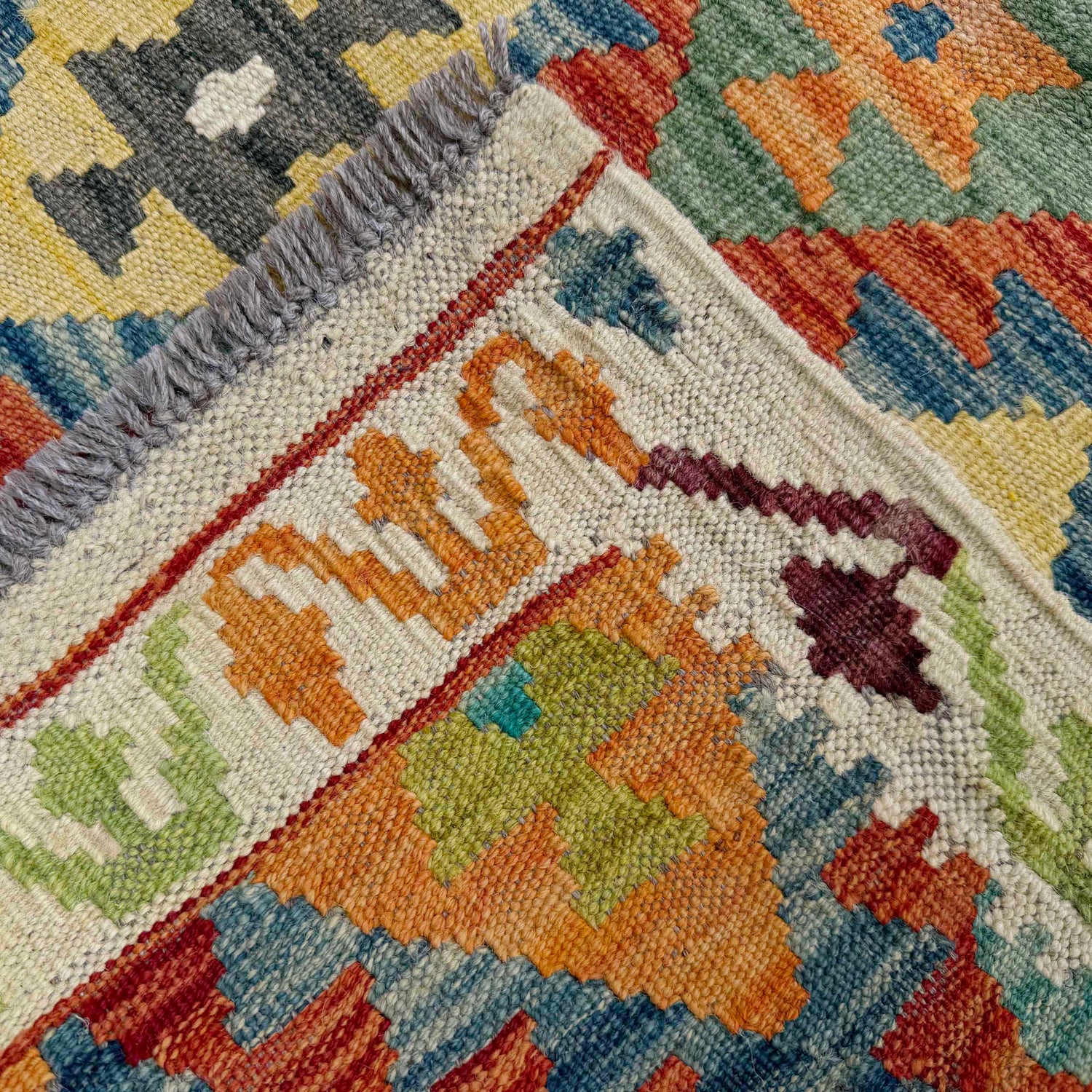 Vegetable Kilim Runner 3' 0" x 7' 9" (ft) - No. P36947