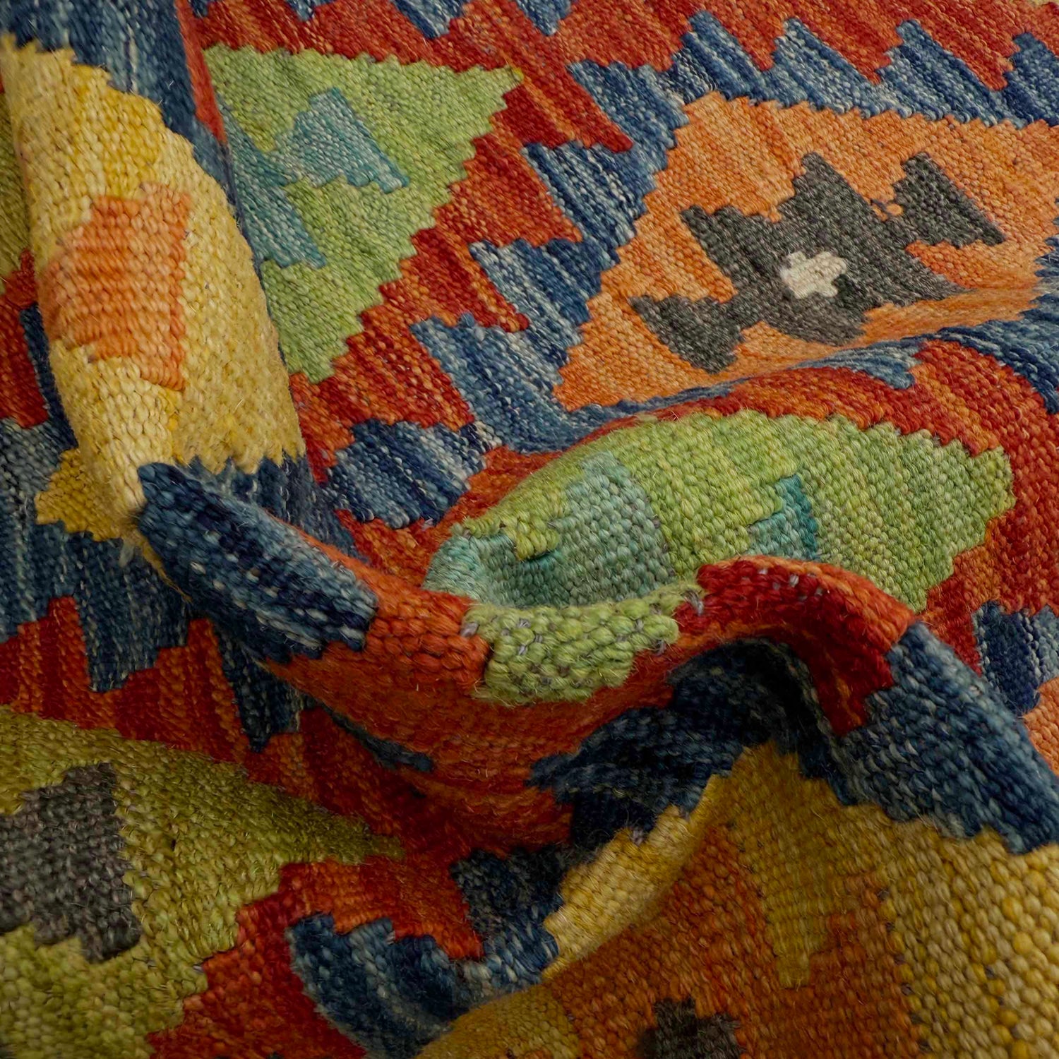 Vegetable Kilim Runner 3' 0" x 7' 9" (ft) - No. P36947