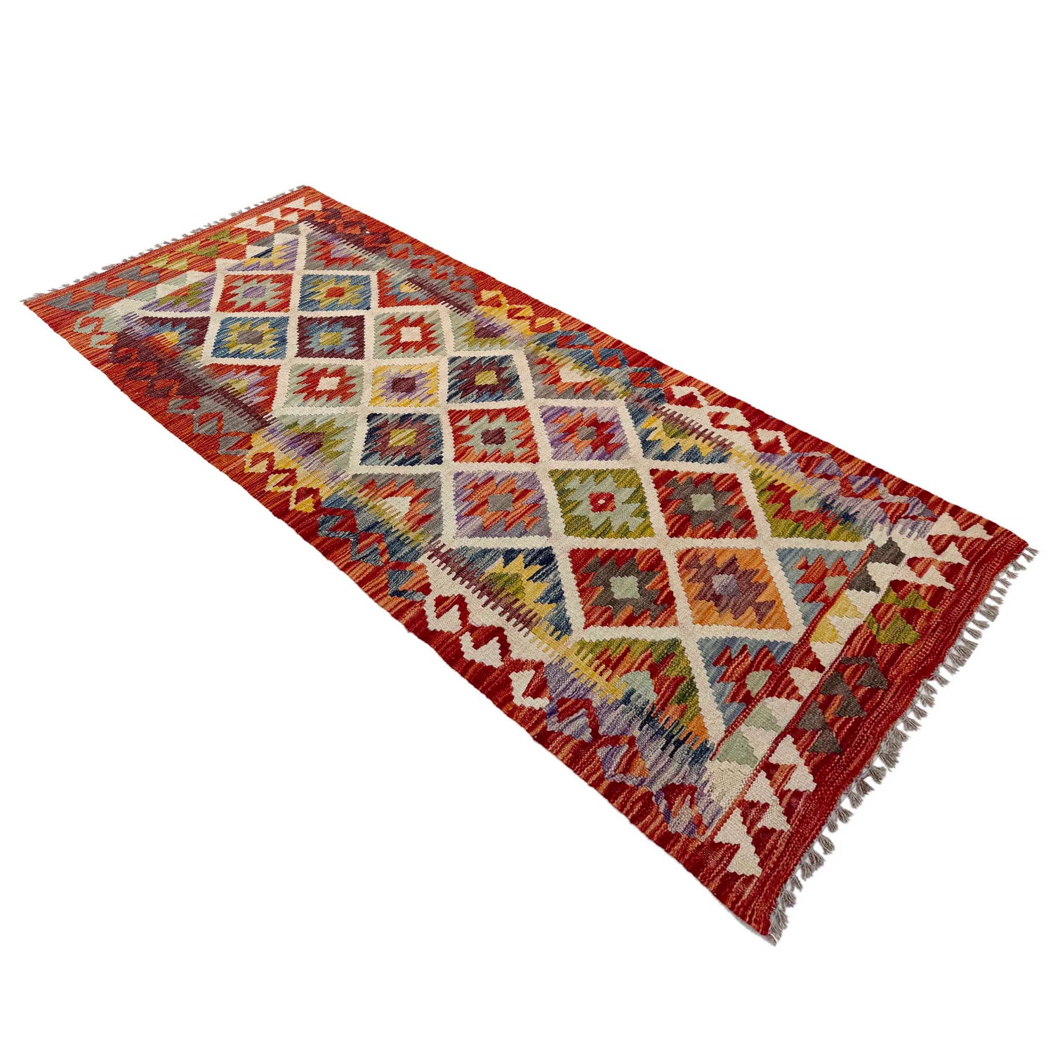Vegetable Kelim Runner 2' 5" x 6' 3" (ft)- No. P36964