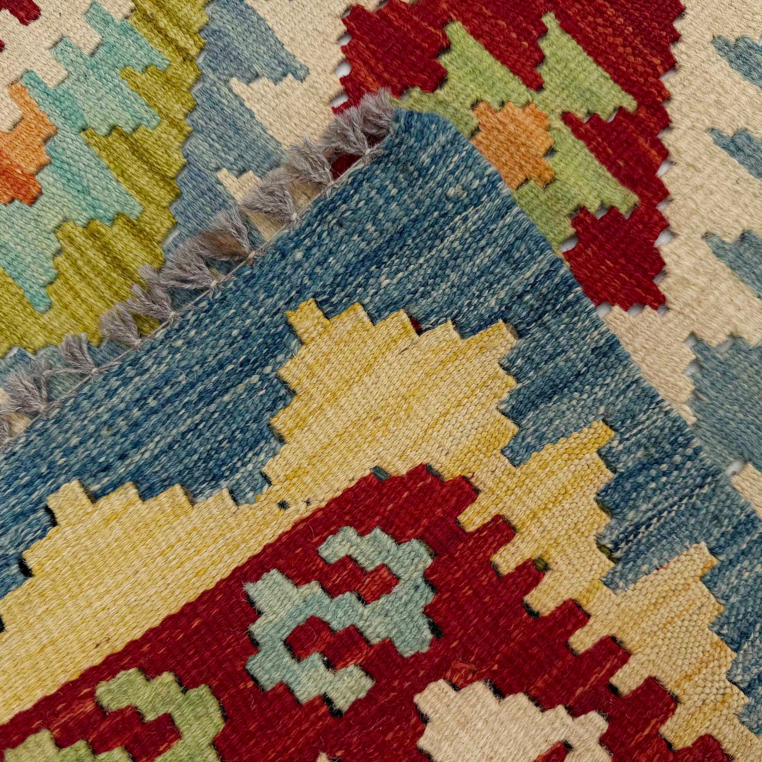 Vegetable Kelim Runner 2' 6" x 6' 4" (ft)- No. P36966