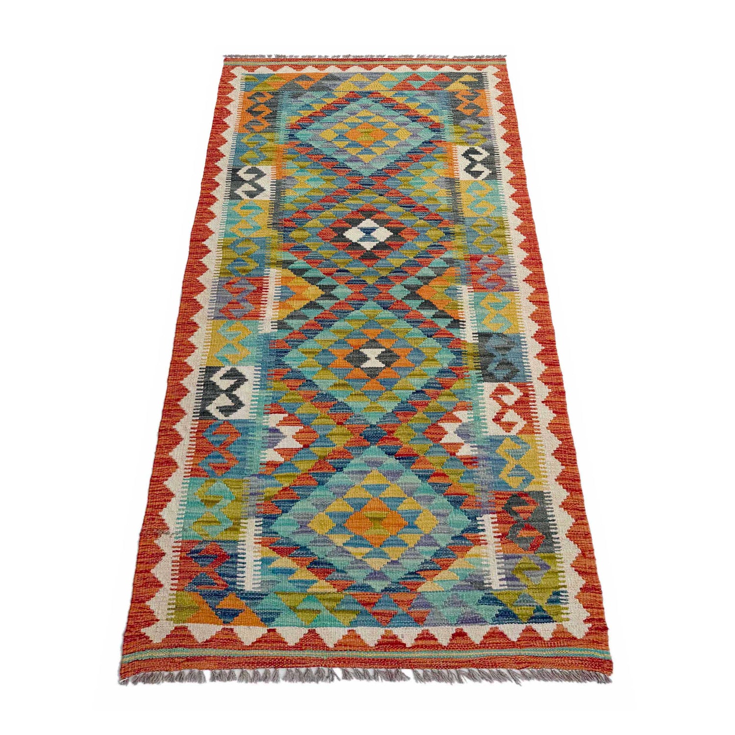 Vegetable Kelim Runner 2' 9" x 6' 9" (ft)- No. P36971