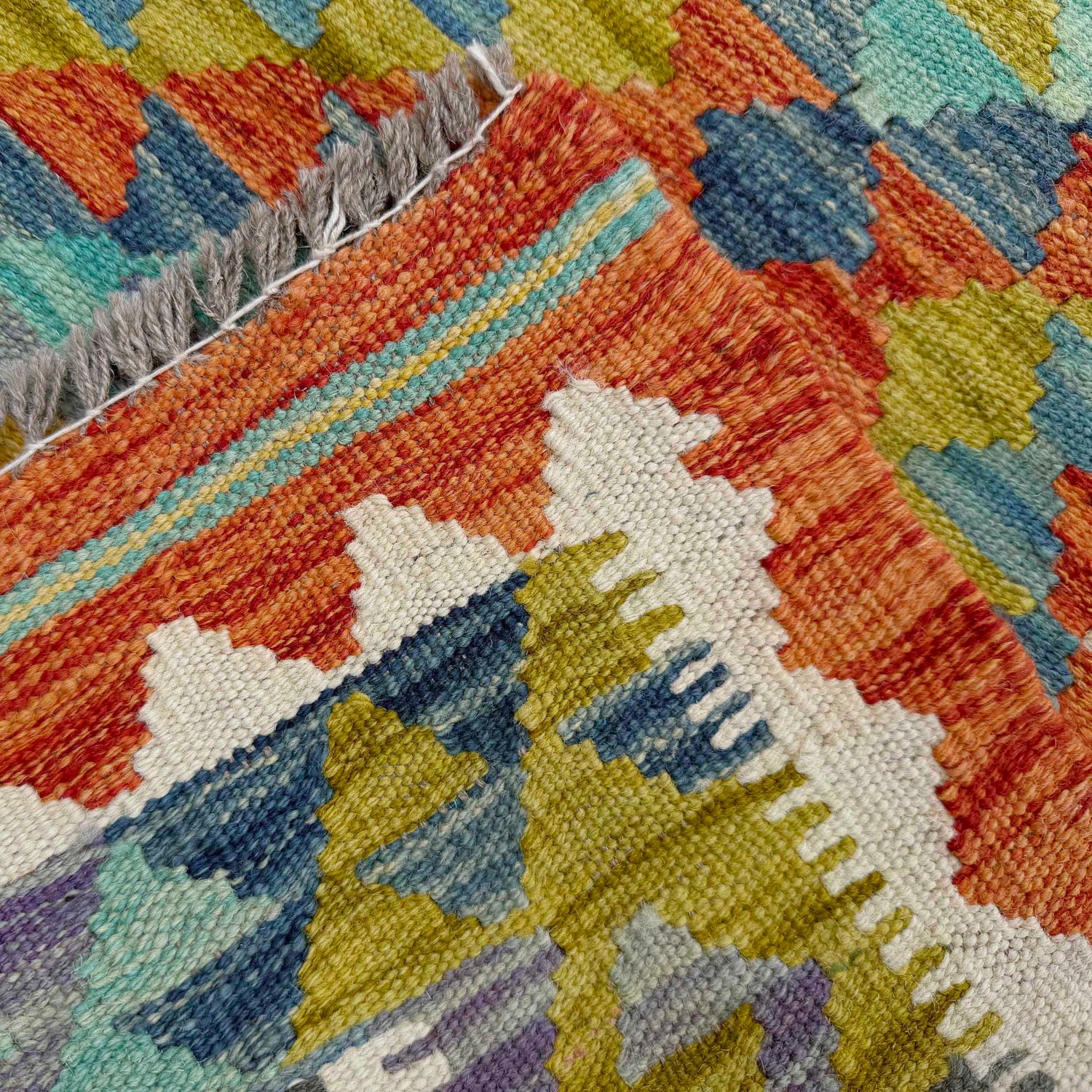 Vegetable Kelim Runner 2' 9" x 6' 9" (ft)- No. P36971