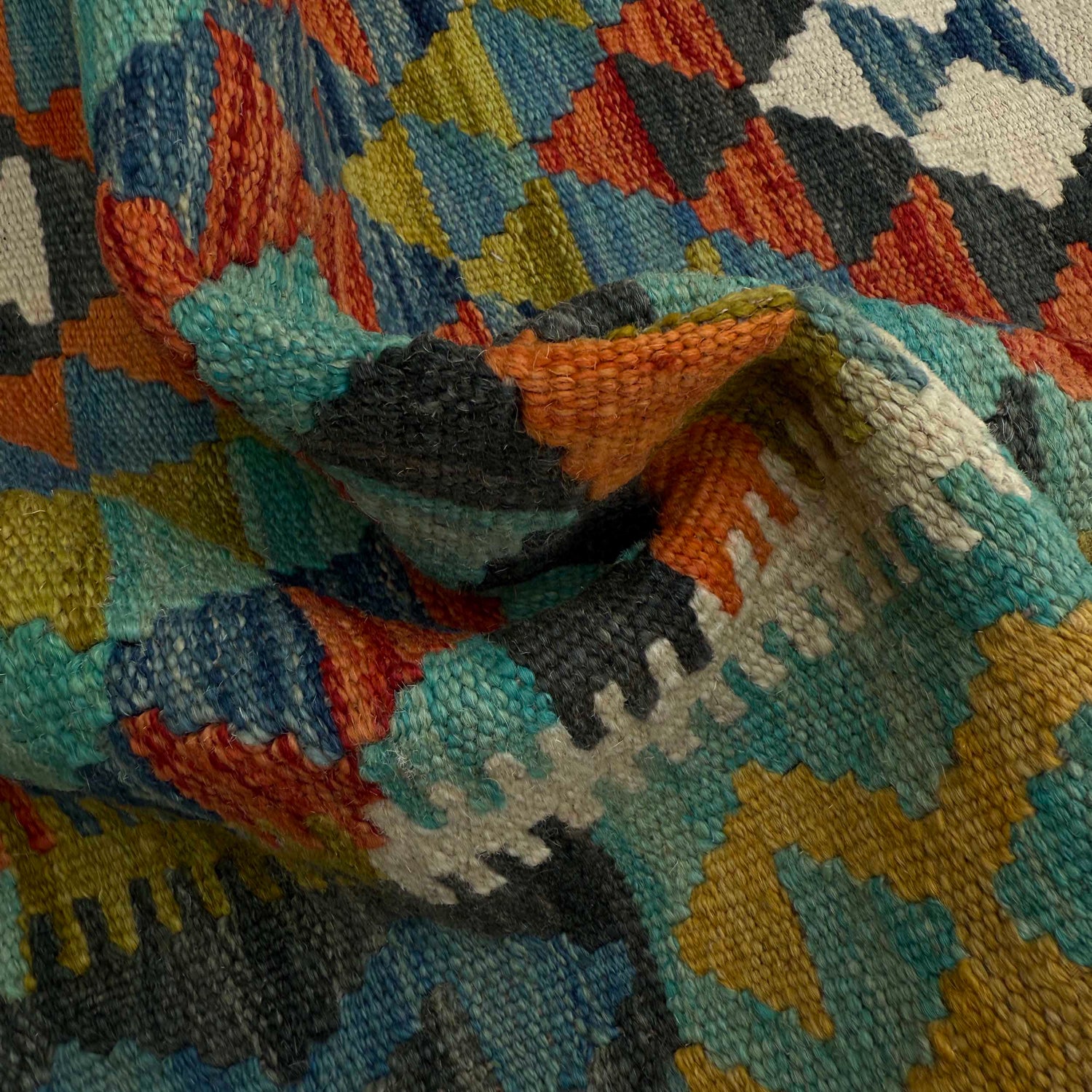 Vegetable Kelim Runner 2' 9" x 6' 9" (ft)- No. P36971