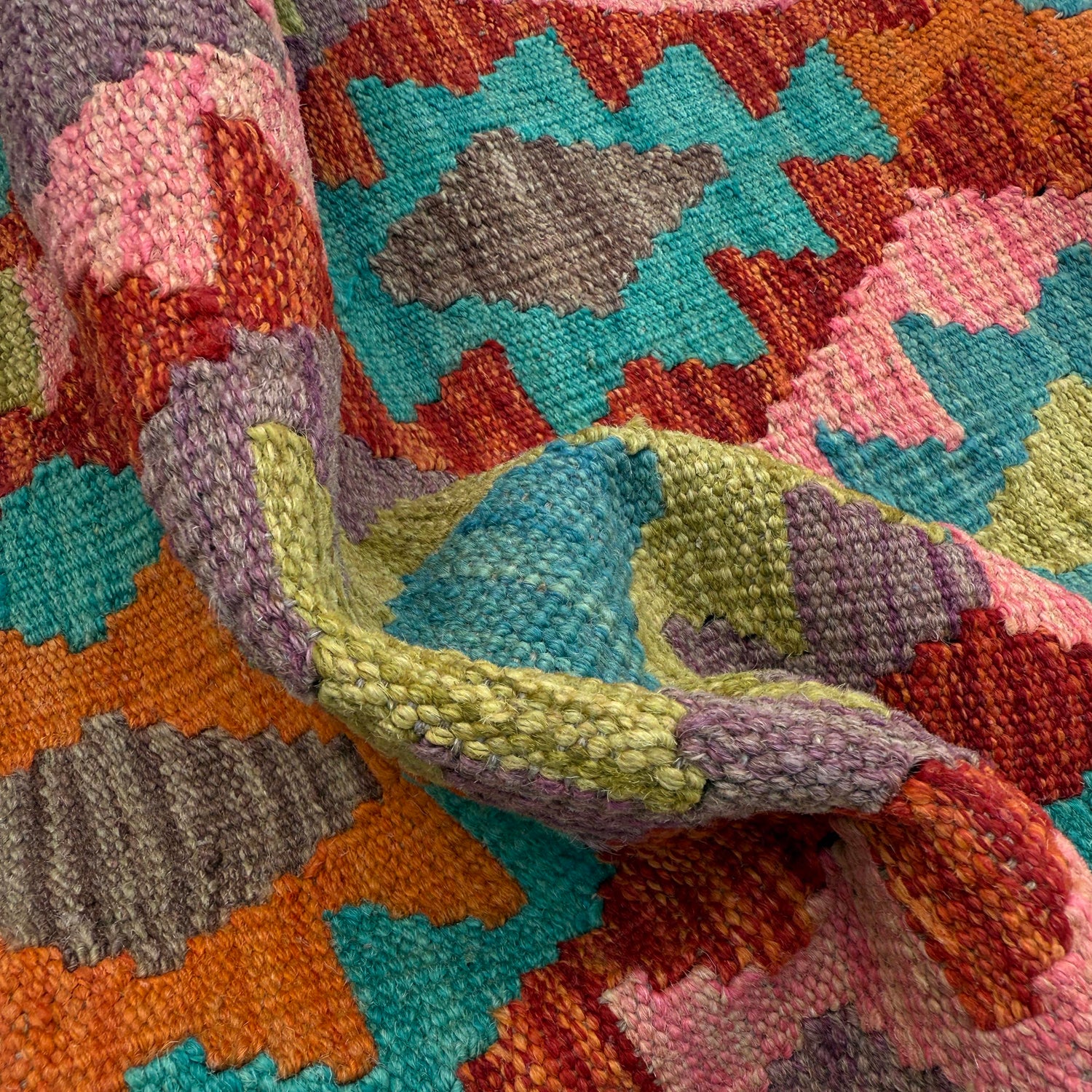 Vegetable Kilim Runner 2' 9" x 9' 5" (ft) - No. P36972