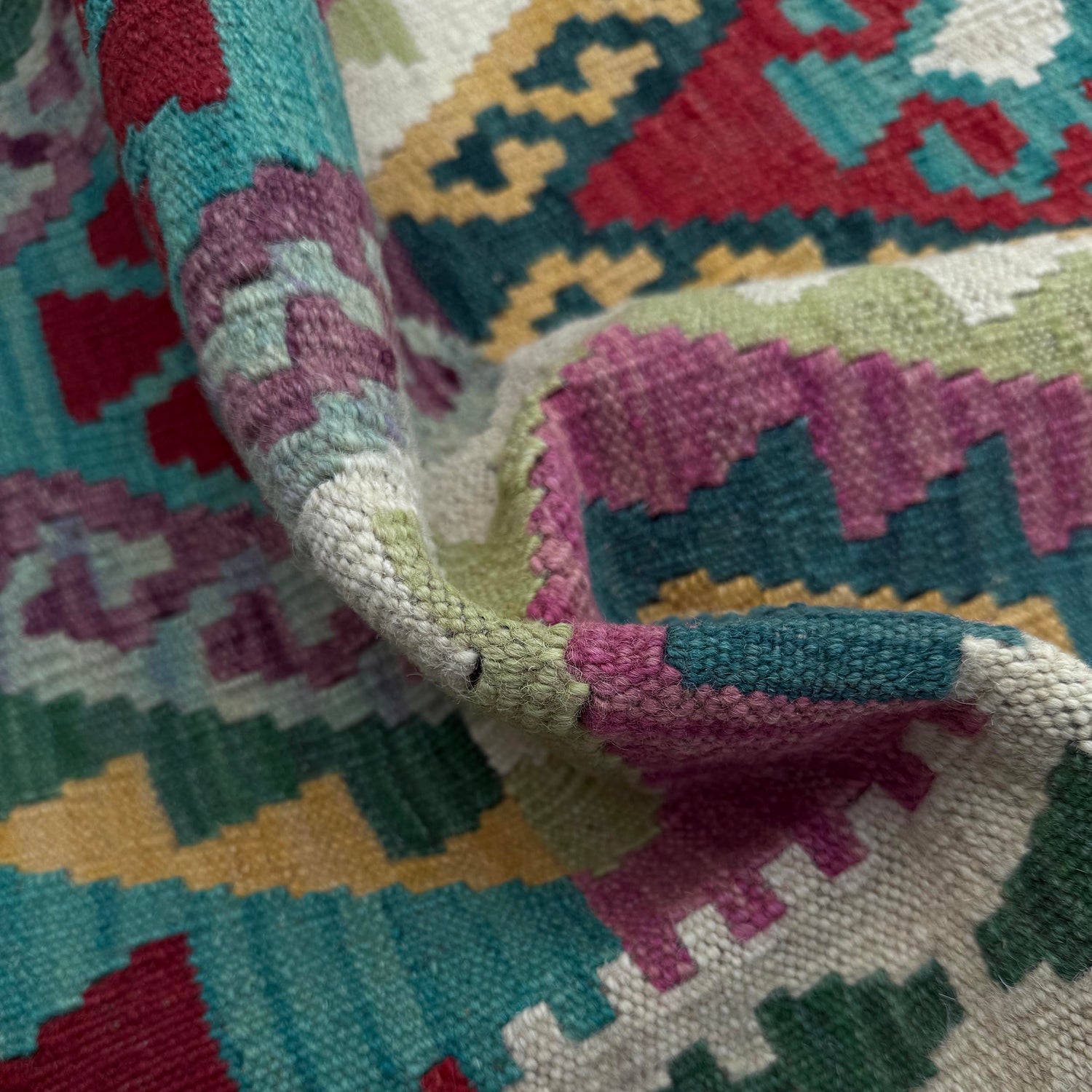 Vegetable Kilim Runner 2' 10" x 9' 10" (ft) - No. P36976