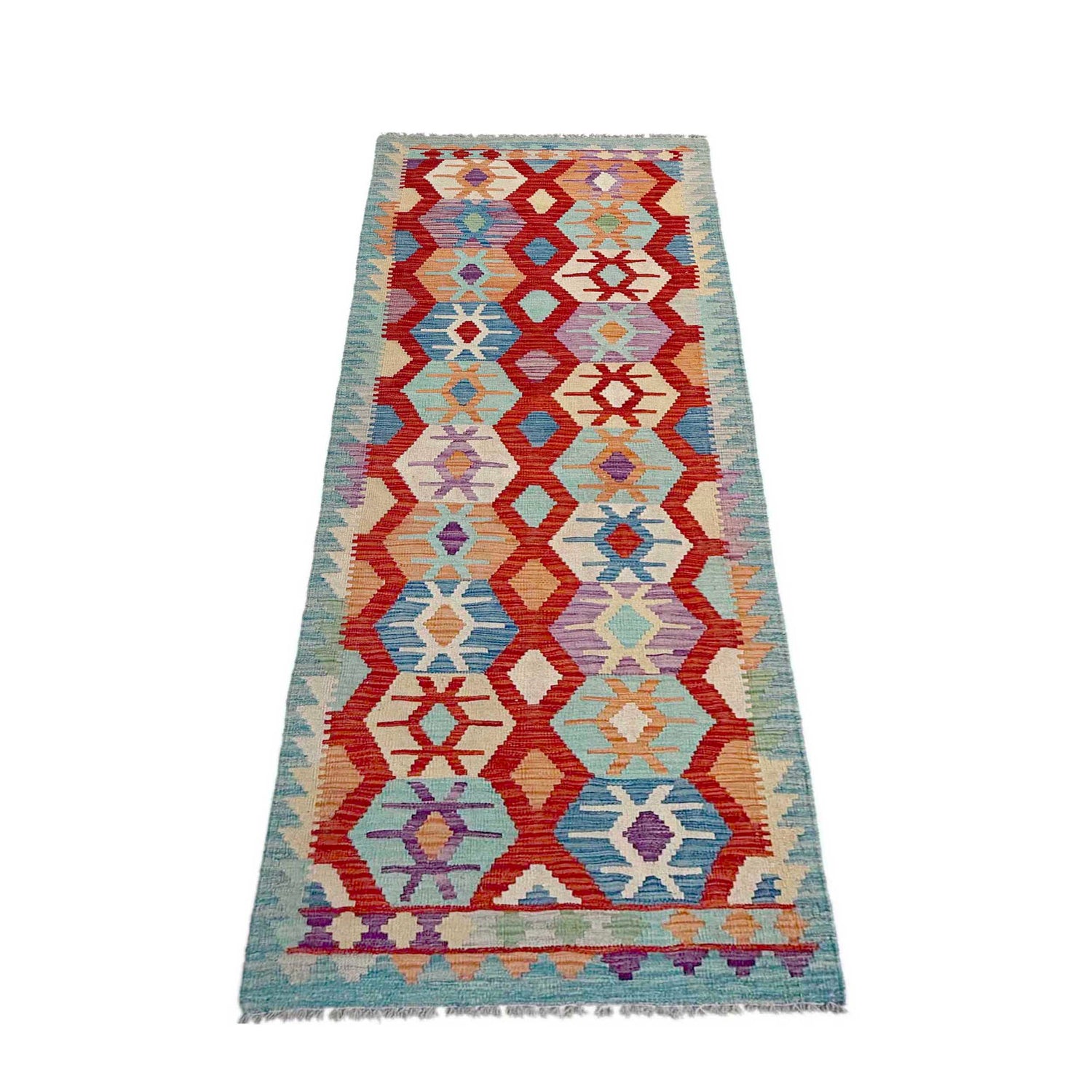 Vegetable Kelim Runner 2' 11" x 10' 0" (ft) - No. P36977