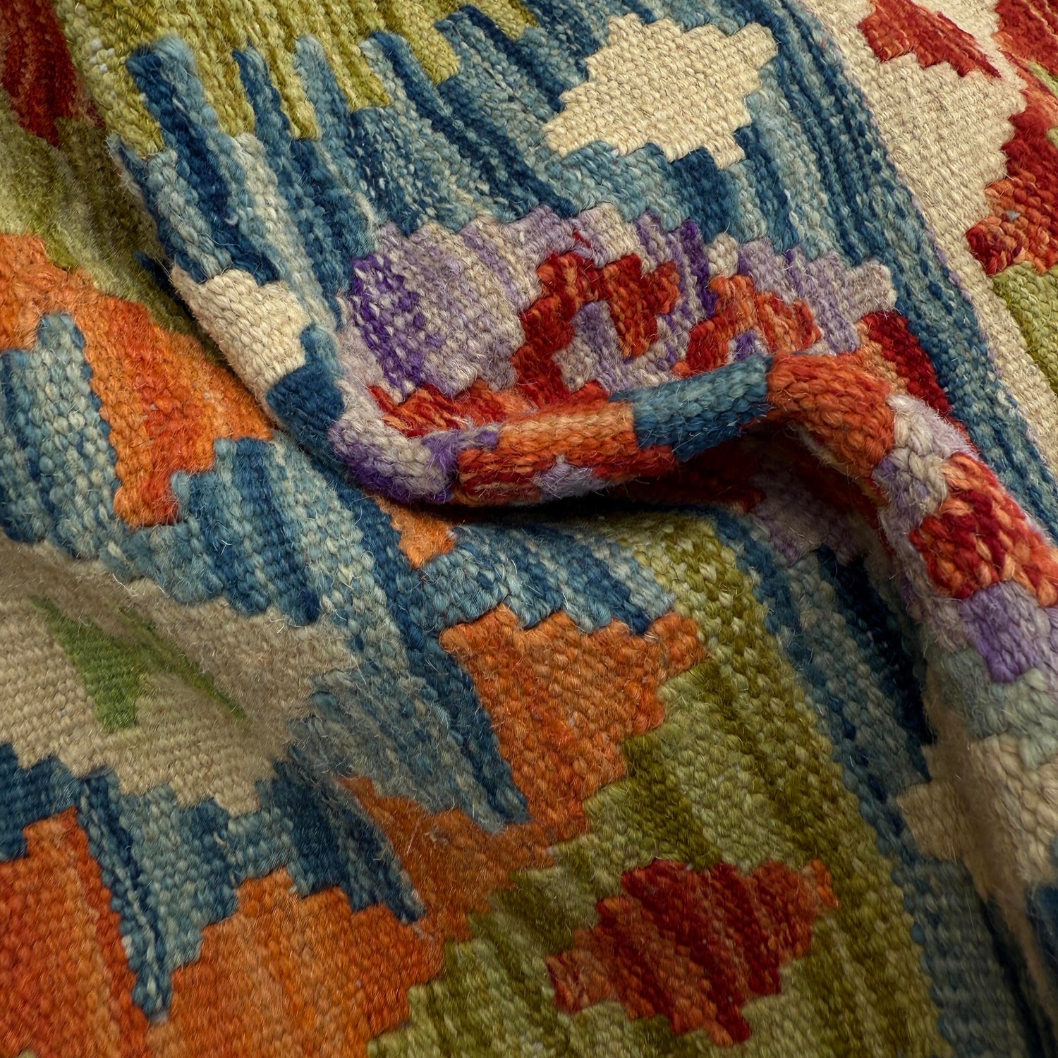Vegetable Kelim Runner 2' 5" x 9' 3" (ft) - No. P36978