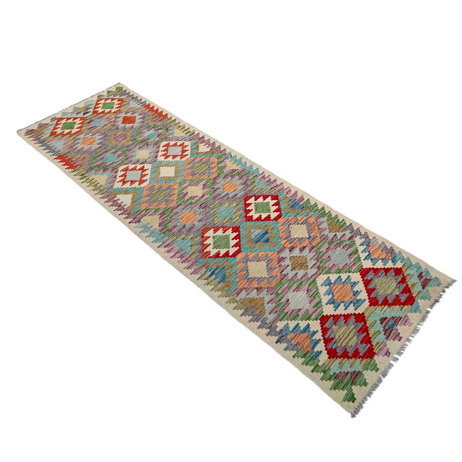 Vegetable Kilim Runner 2' 7" x 9' 8" (ft) - No. P36979